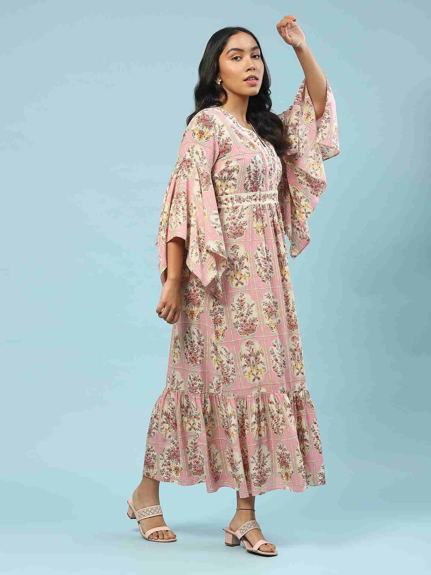 Pink Tamasvani Long Dress