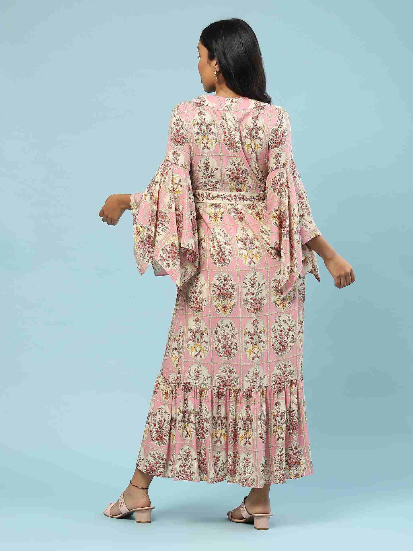 Pink Tamasvani Long Dress