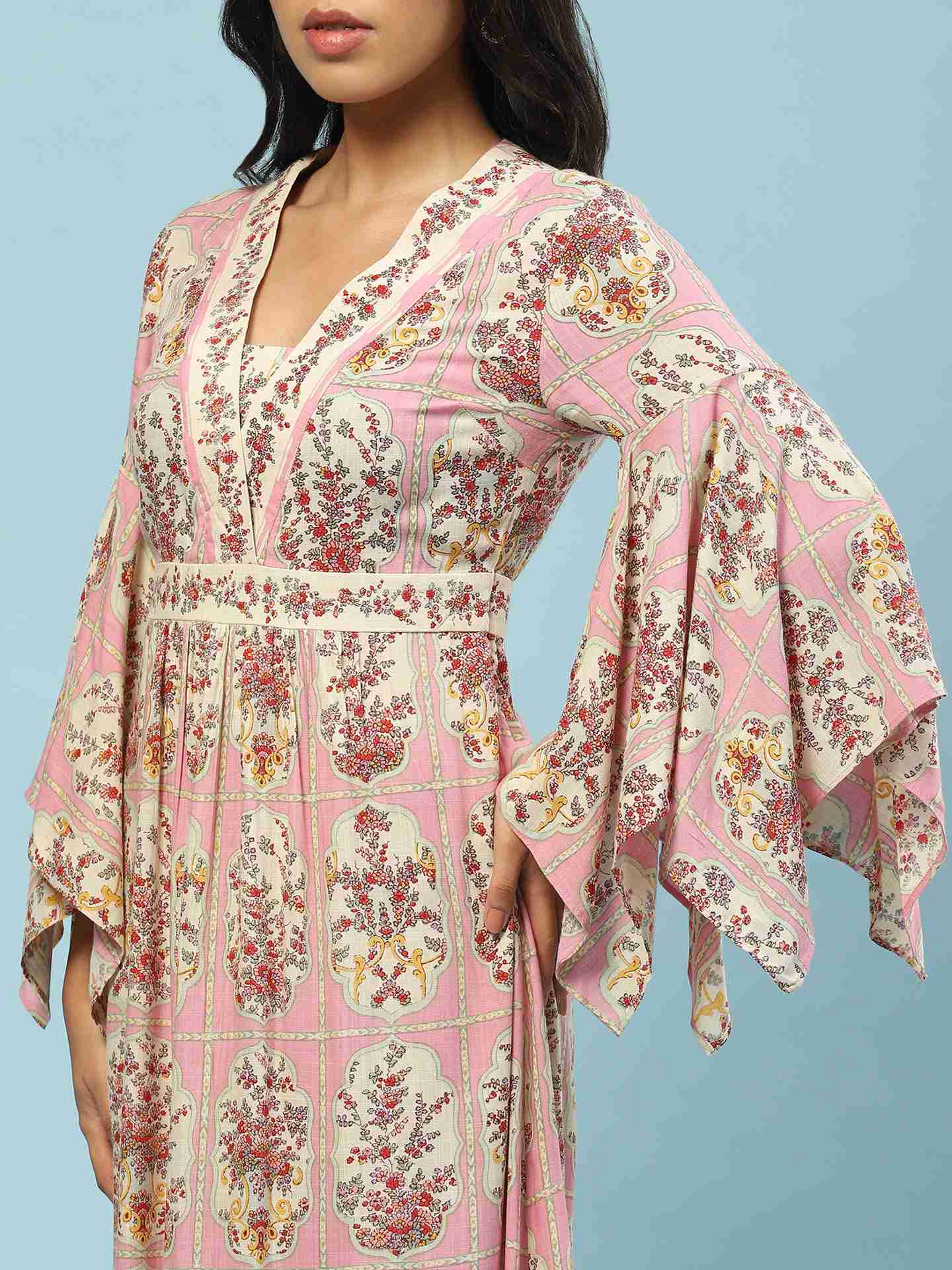 Pink Tamasvani Long Dress