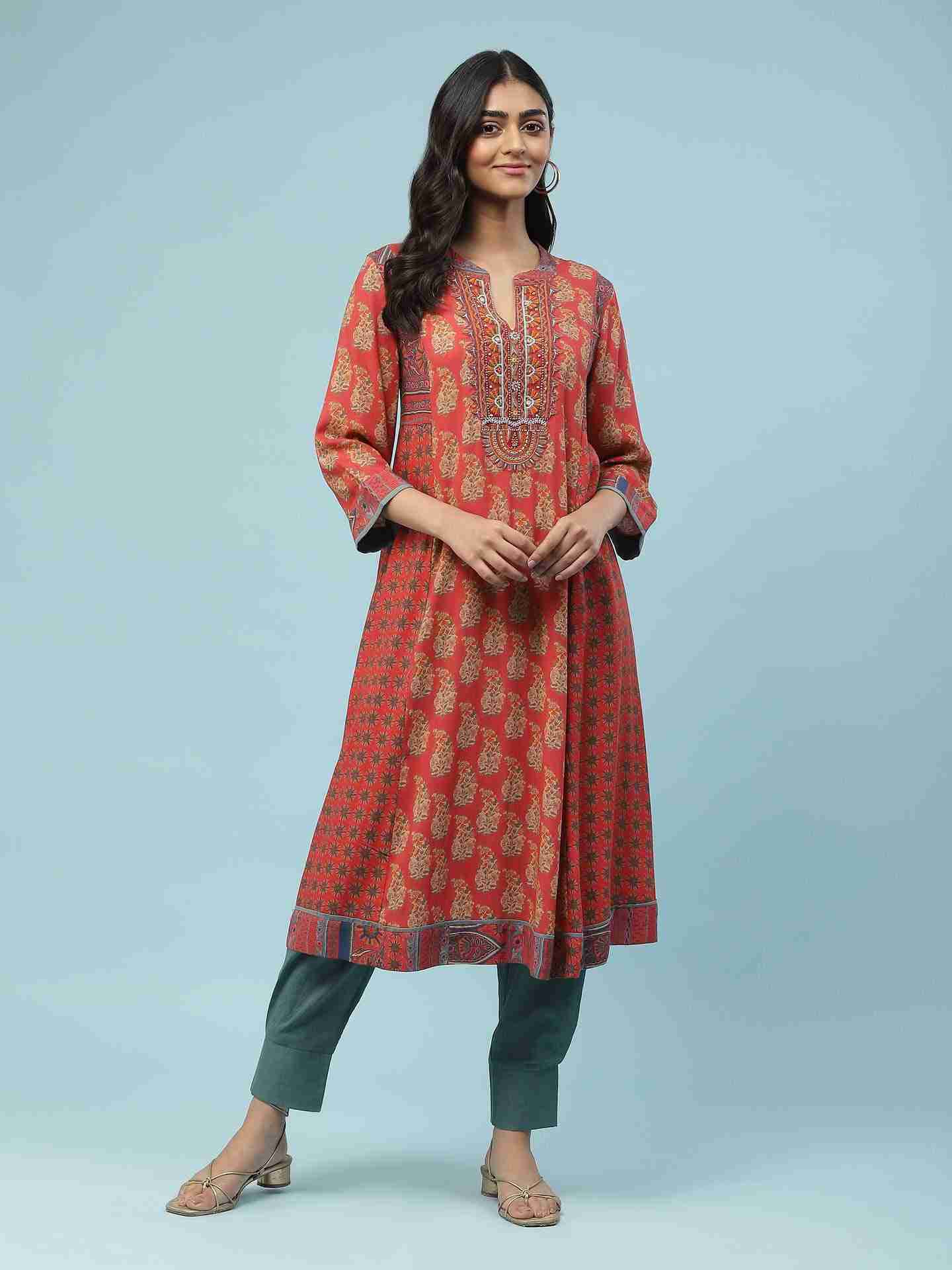 Red Jeevani Long Dress