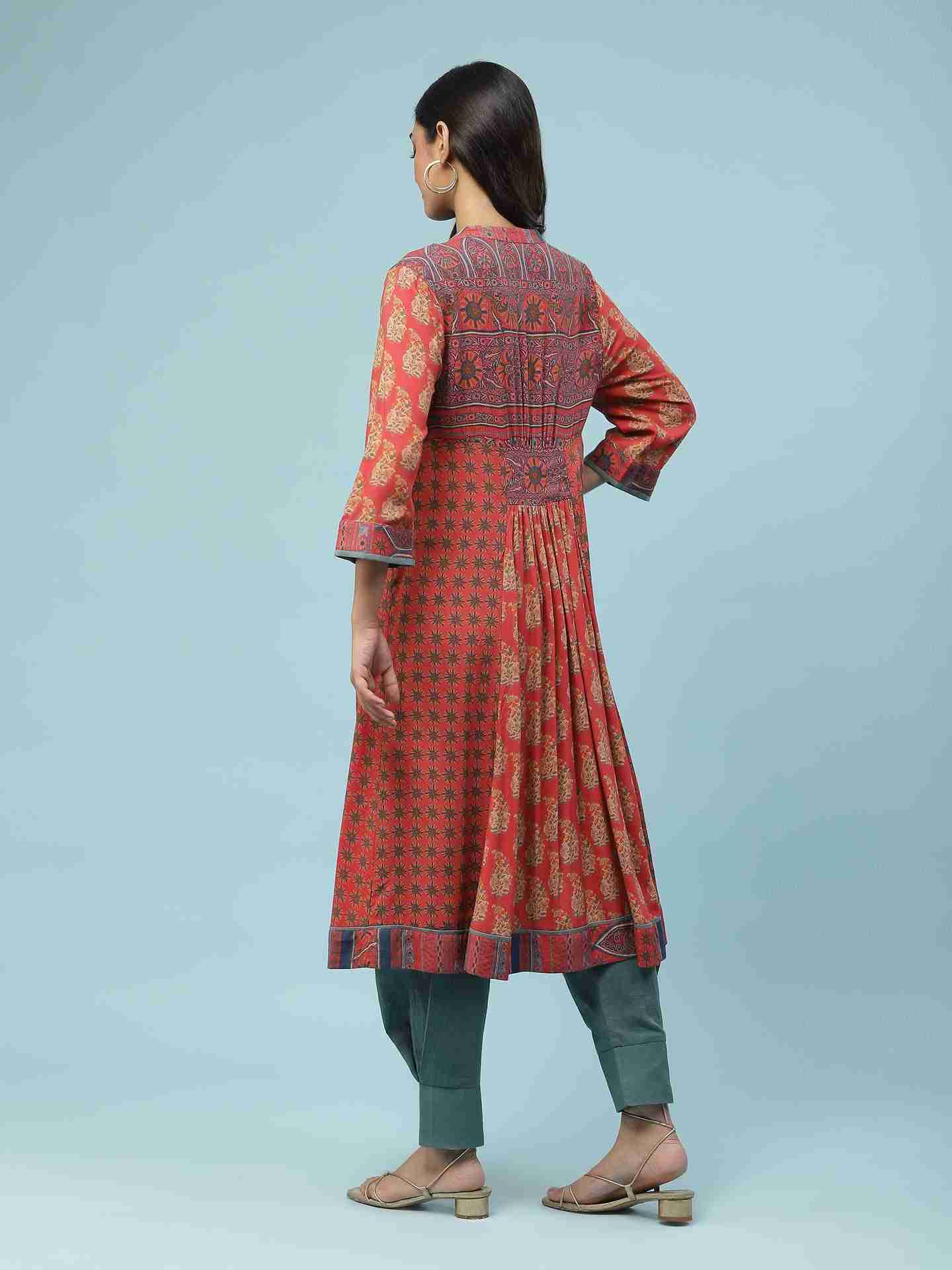 Red Jeevani Long Dress