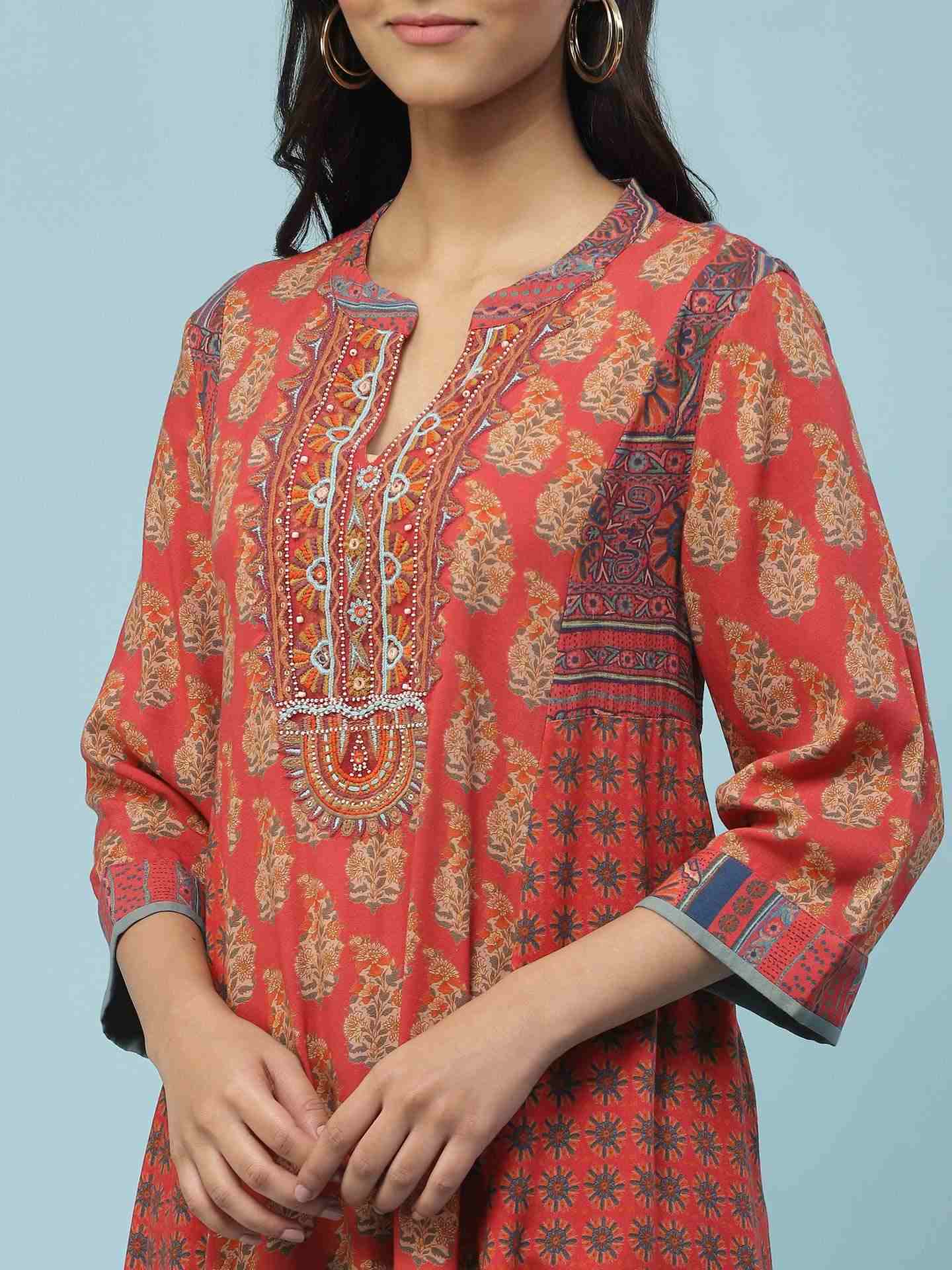 Red Jeevani Long Dress