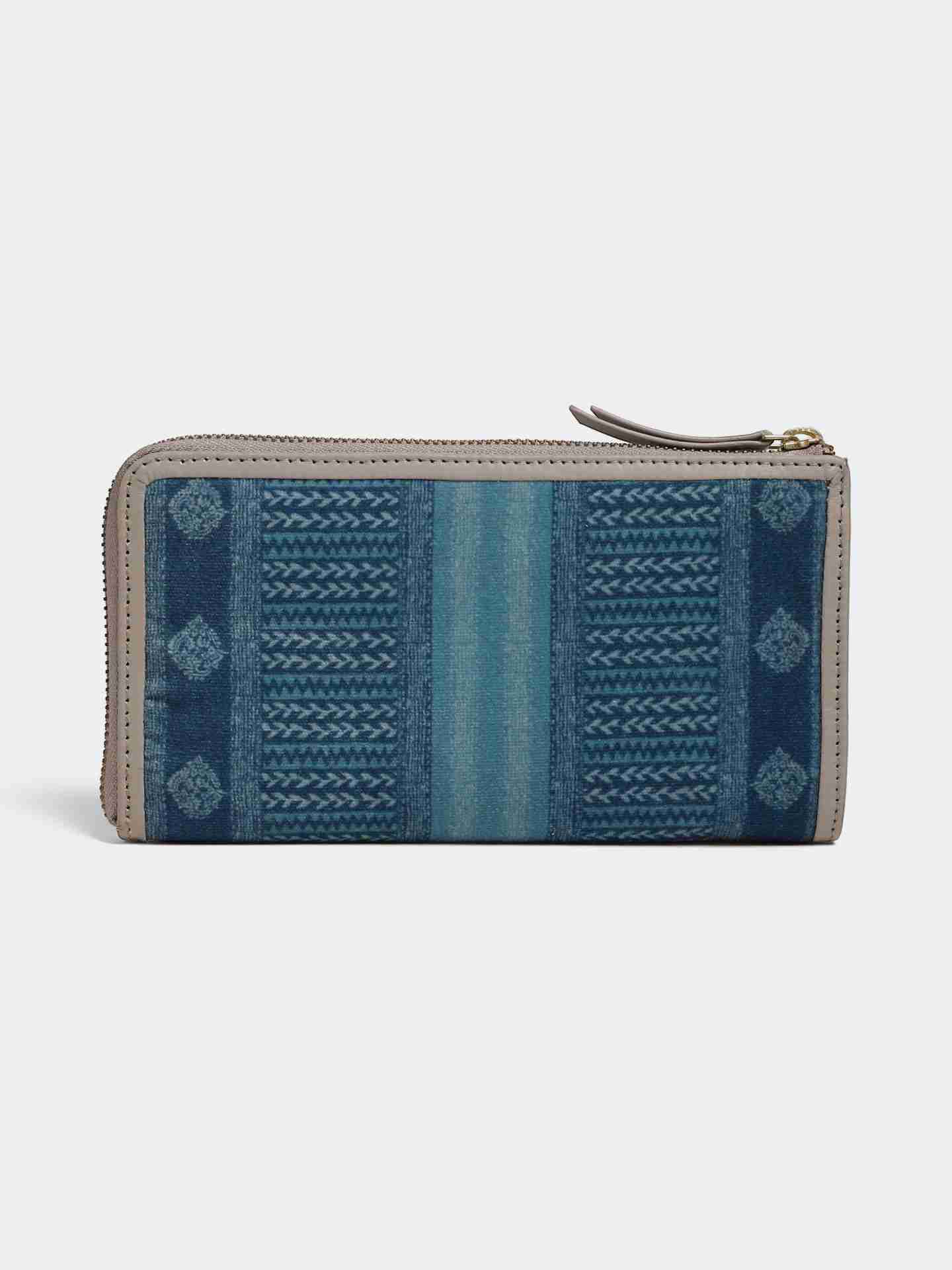 Blue Pashmina Wallet