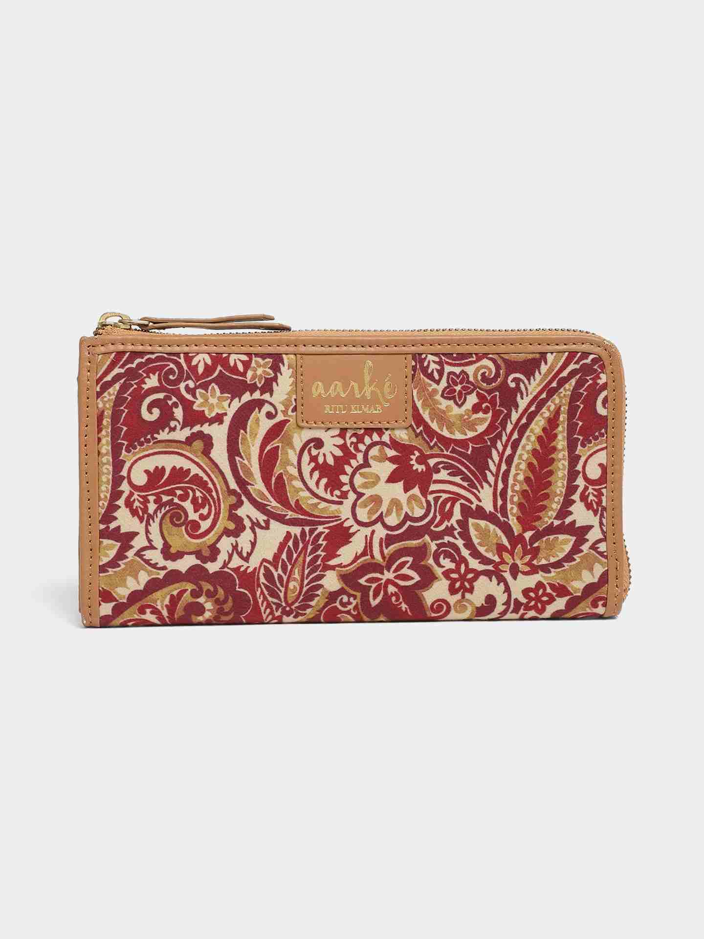 Maroon Shangrila Wallet