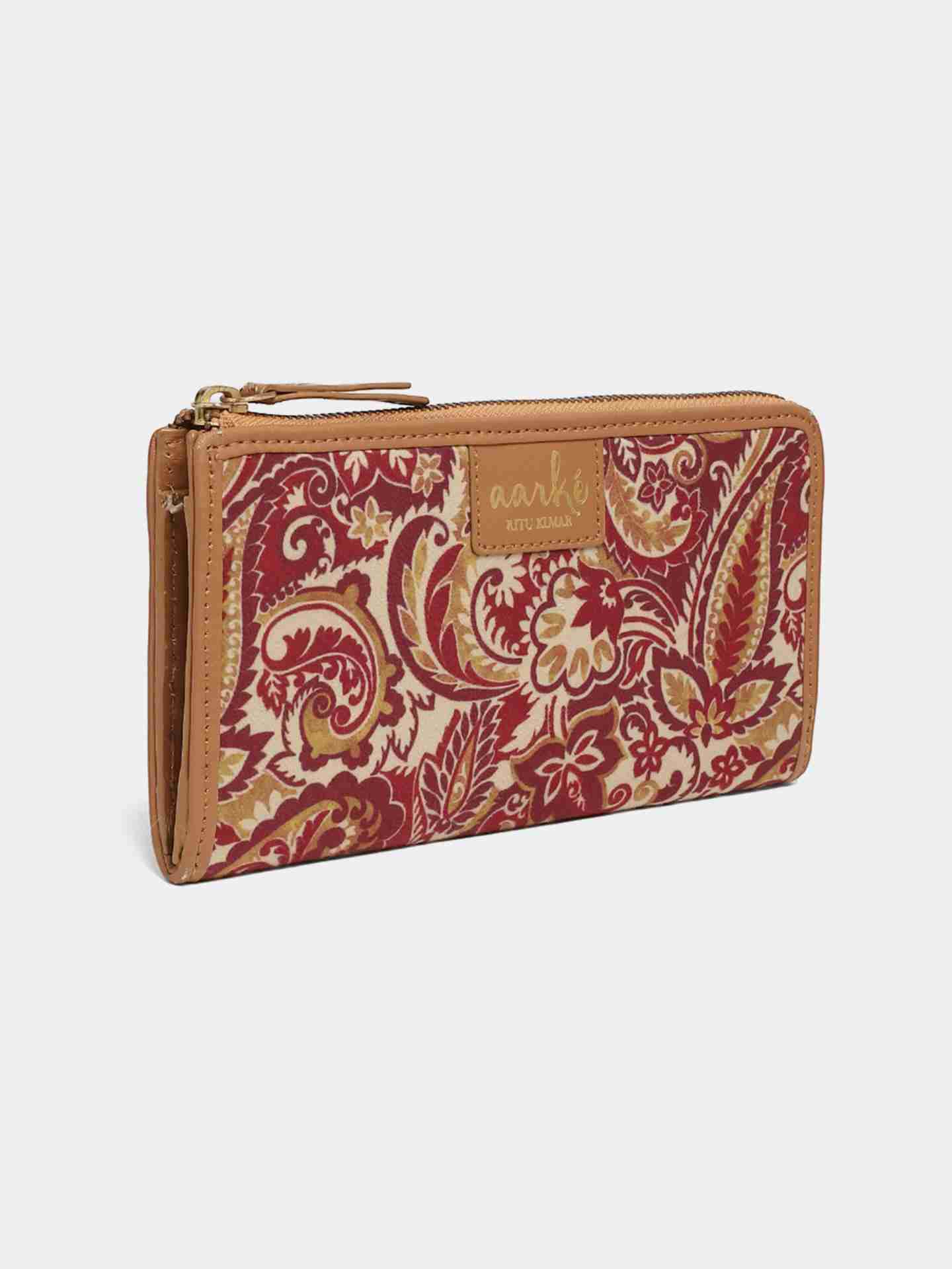Maroon Shangrila Wallet