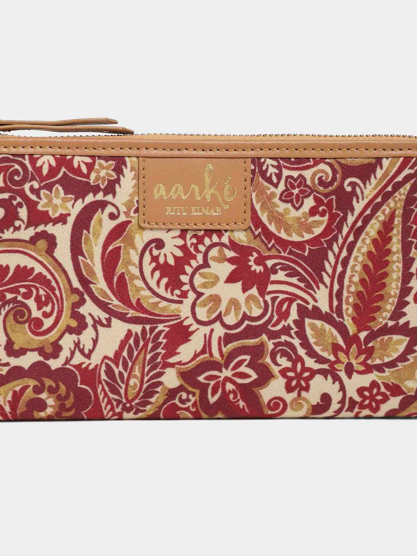 Maroon Shangrila Wallet