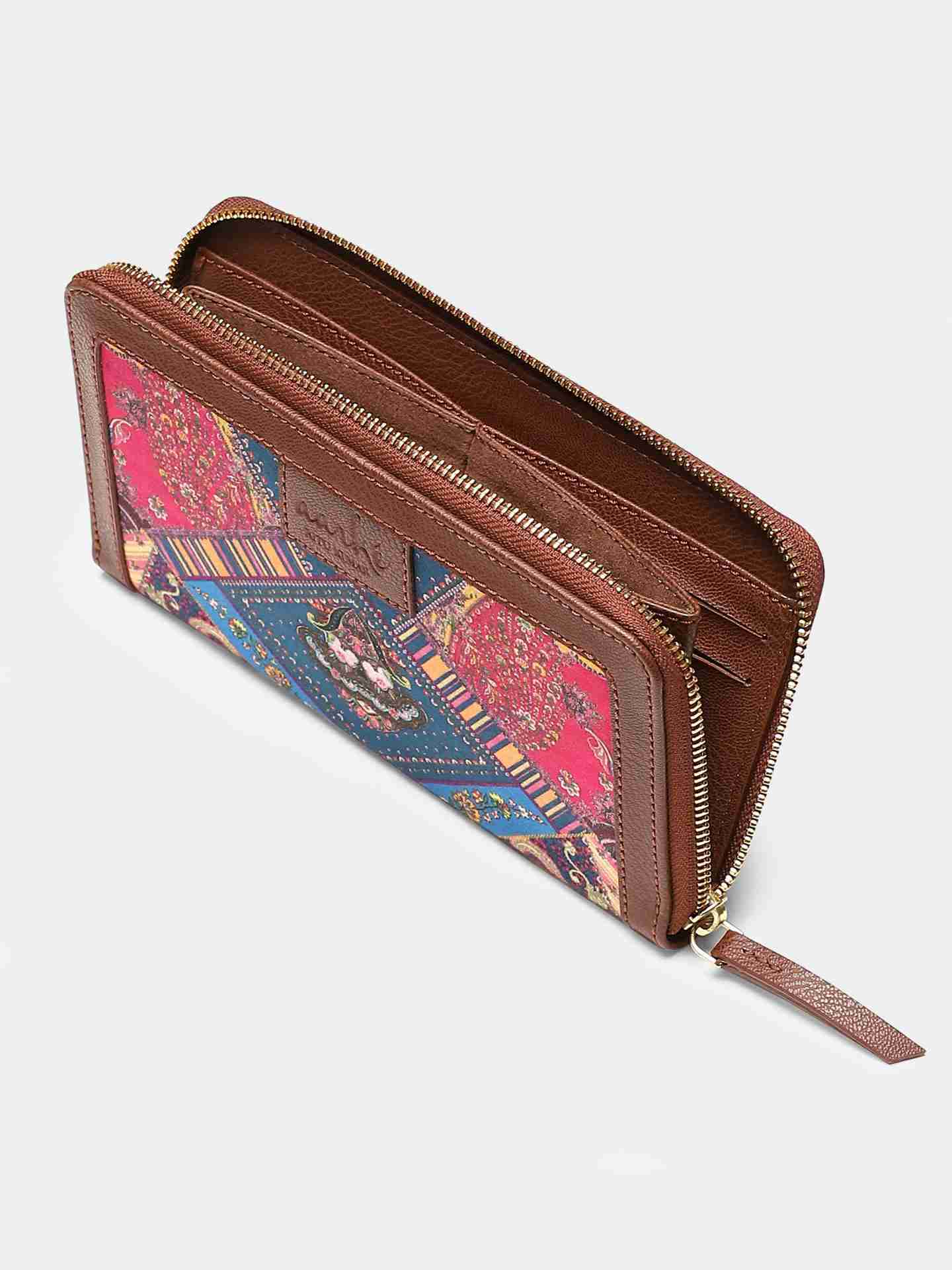 Blue Patch Paisley Wallet