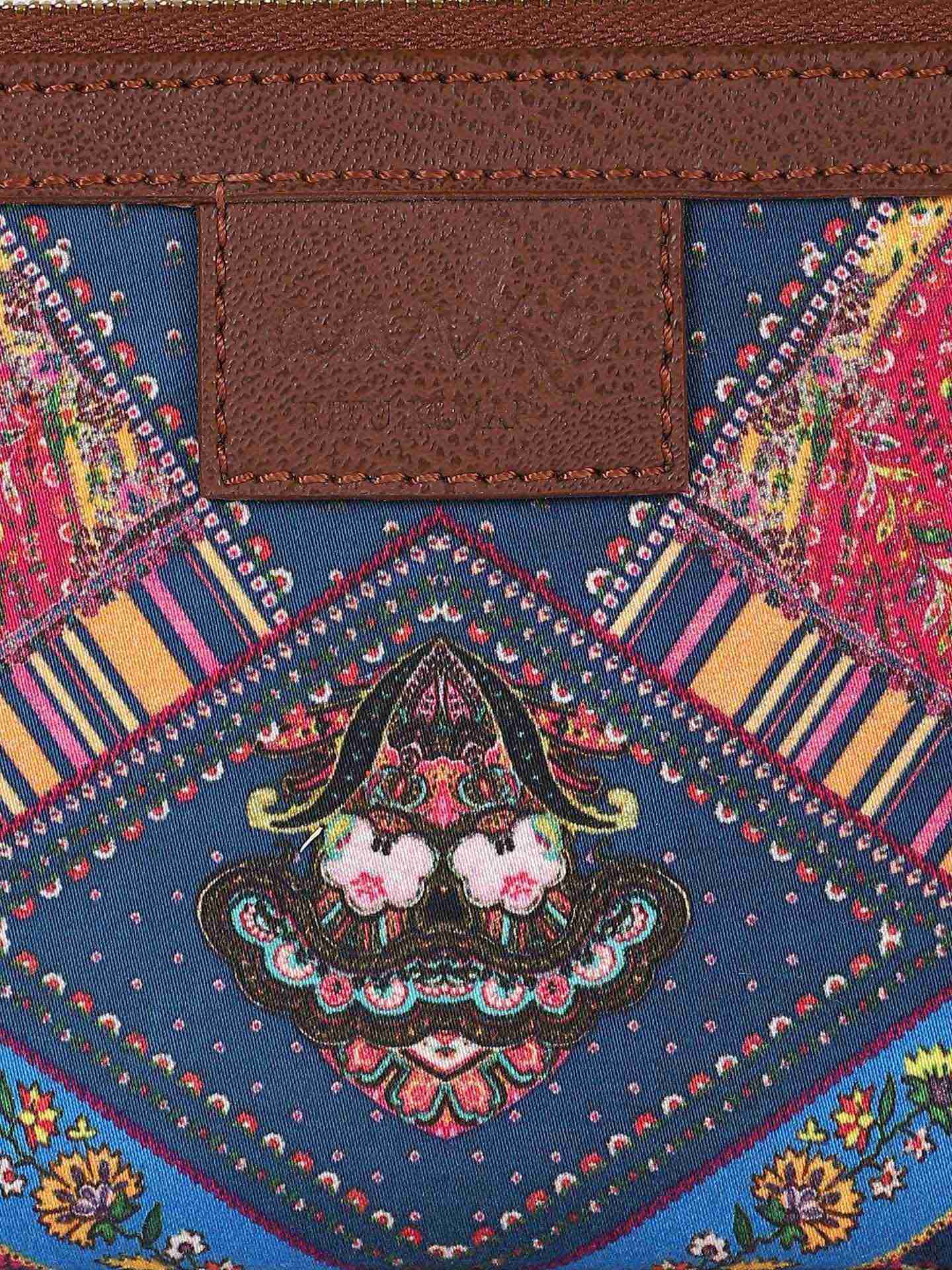 Blue Patch Paisley Wallet