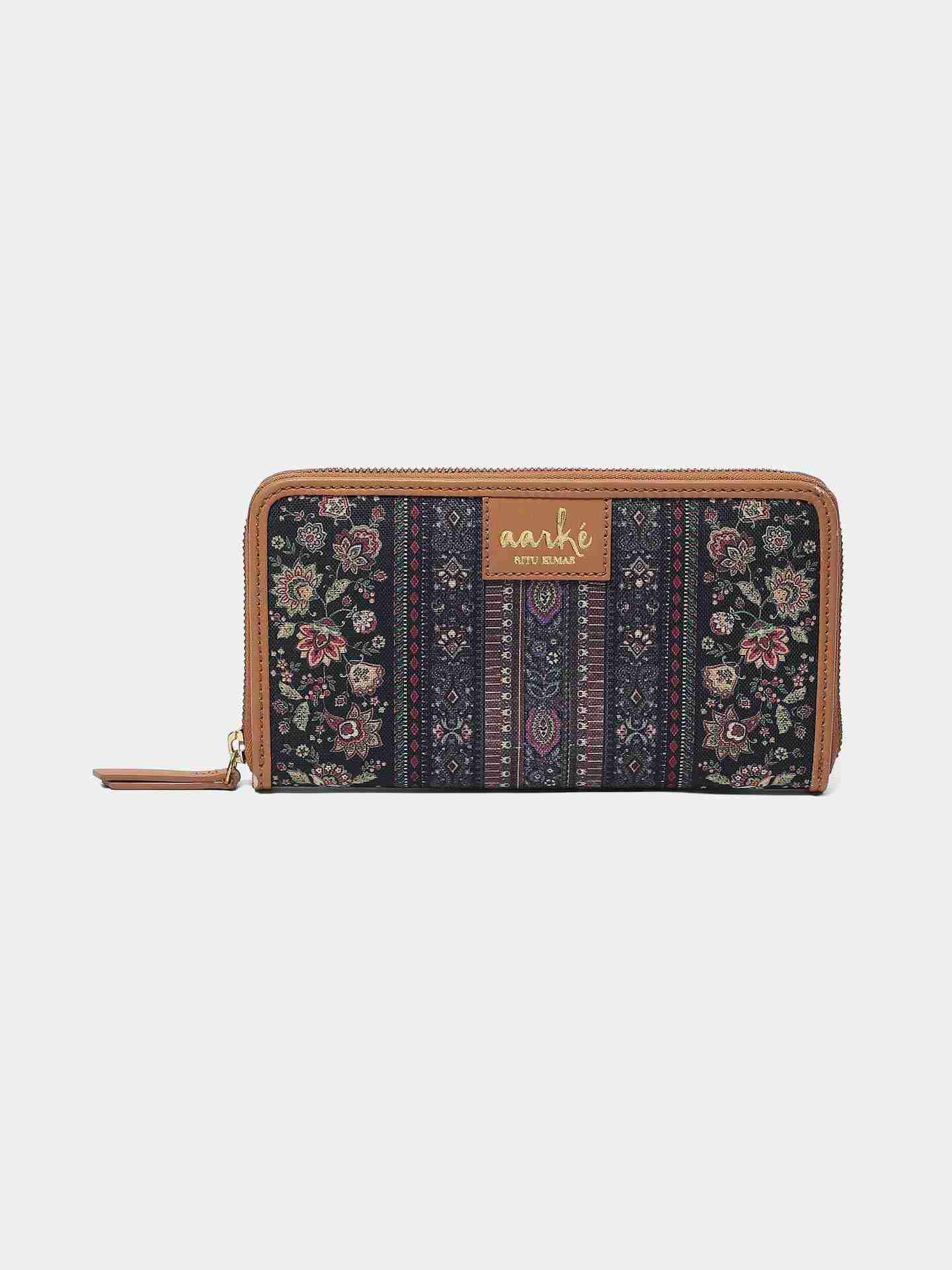 Navy Amy Fabric Wallet