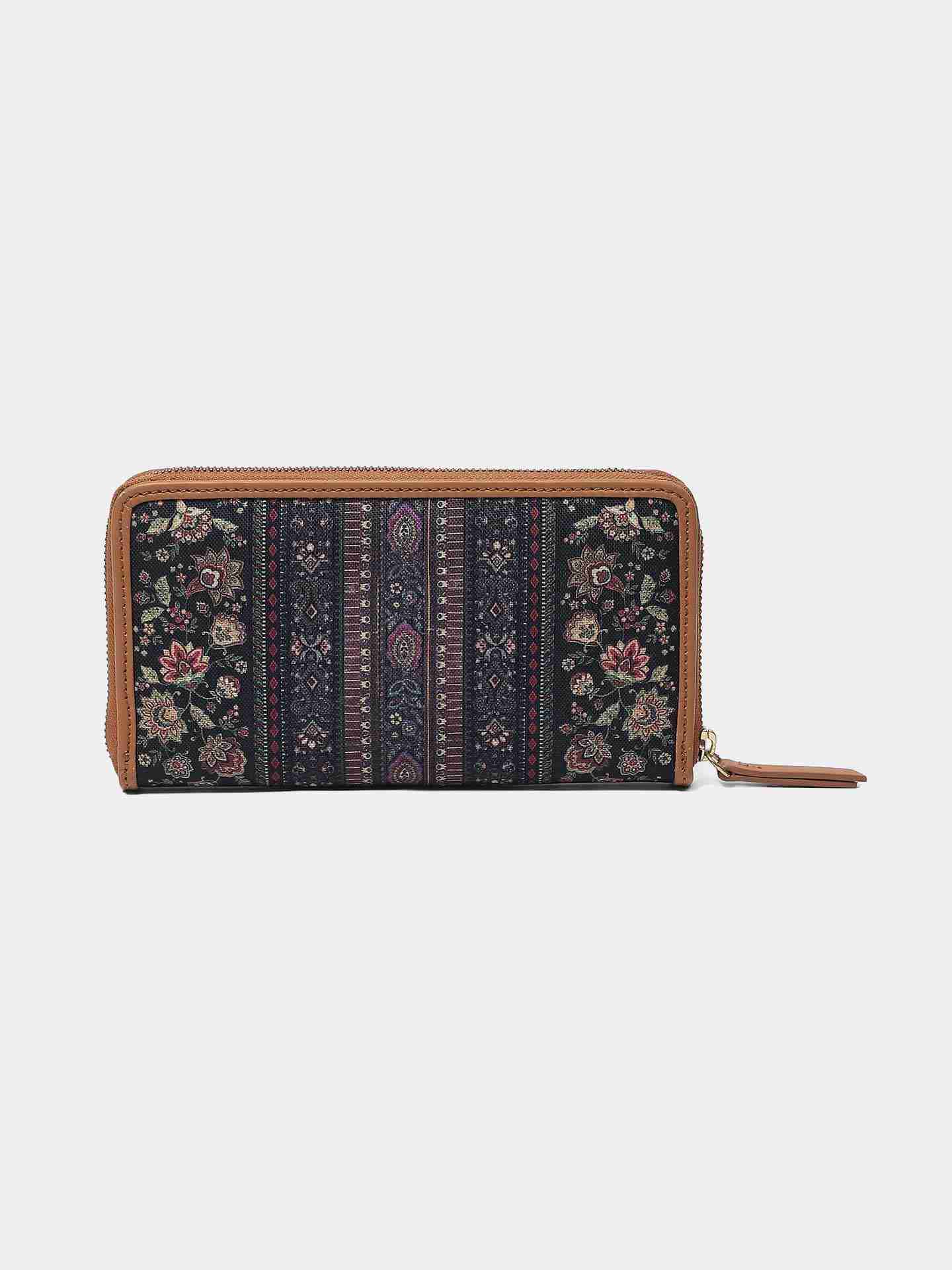 Navy Amy Fabric Wallet