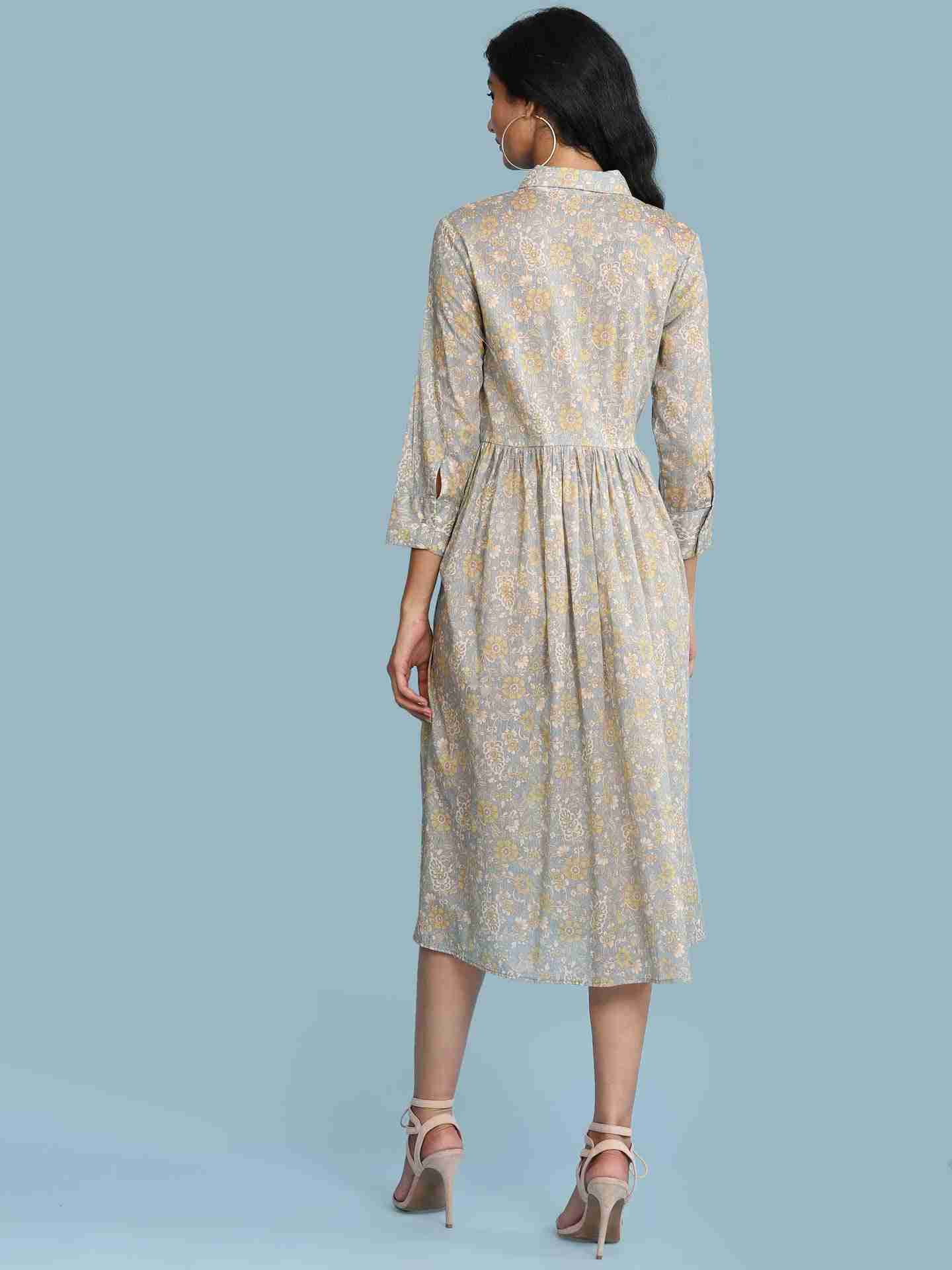 Green Mehar Long Dress