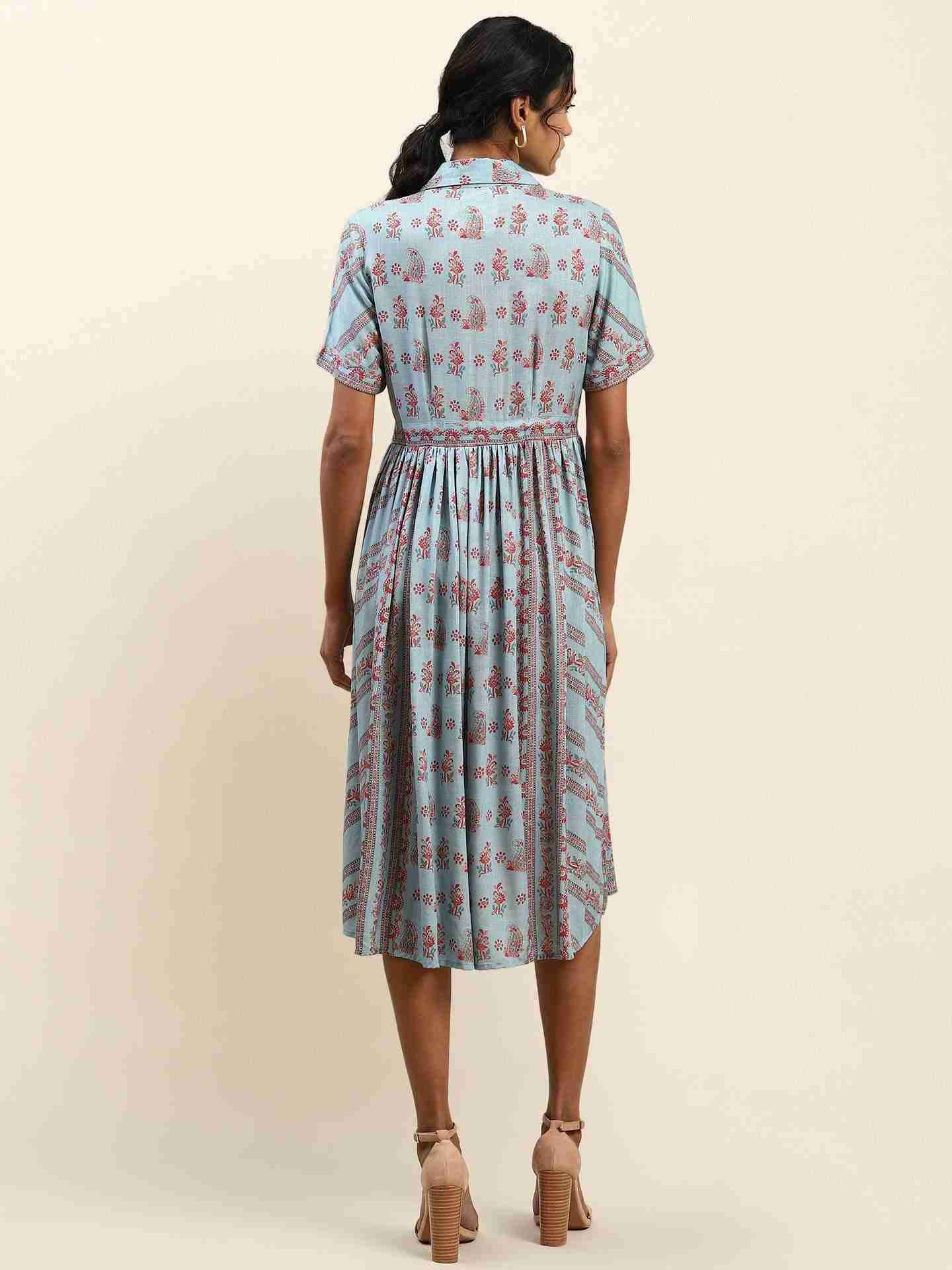 Blue Shagun Long Dress