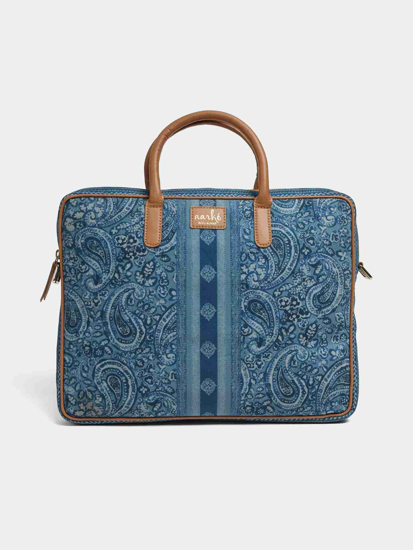 Blue Pashmina Laptop Bag