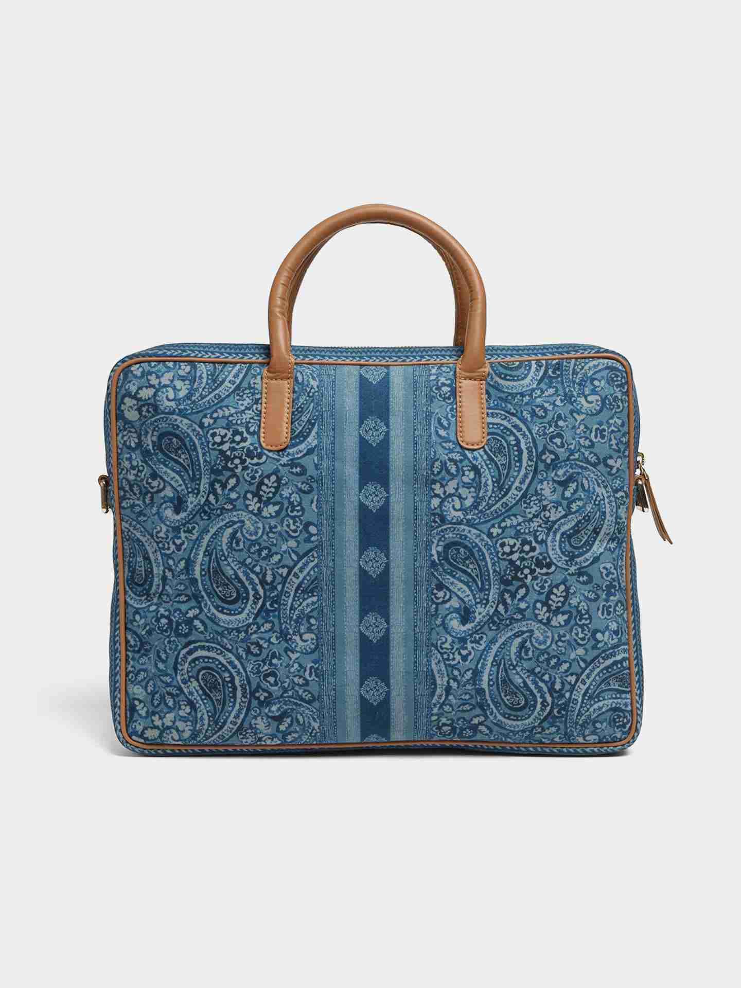 Blue Pashmina Laptop Bag