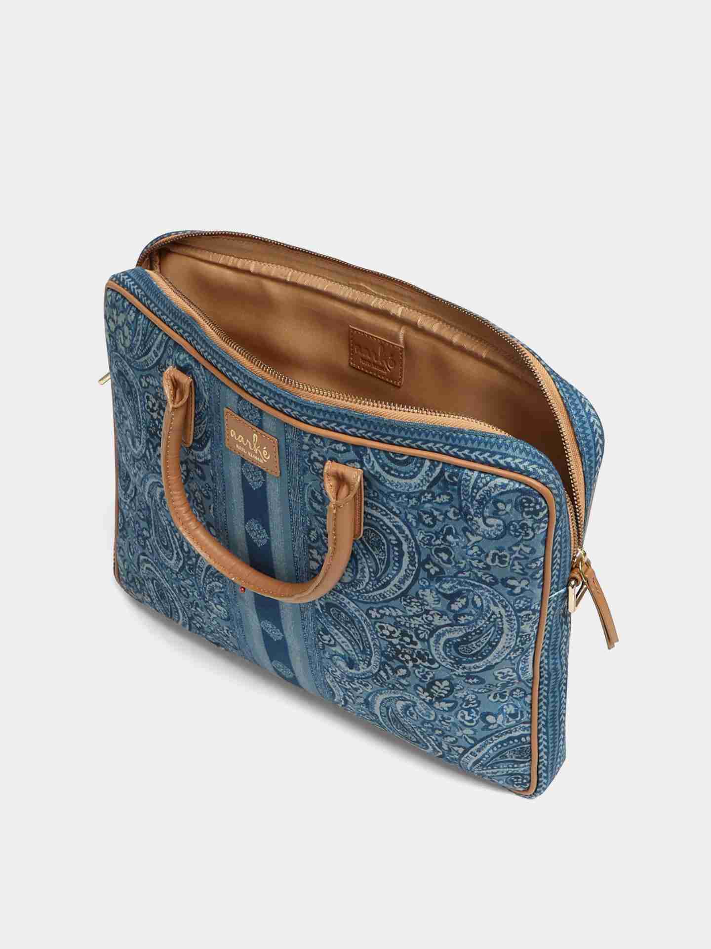 Blue Pashmina Laptop Bag