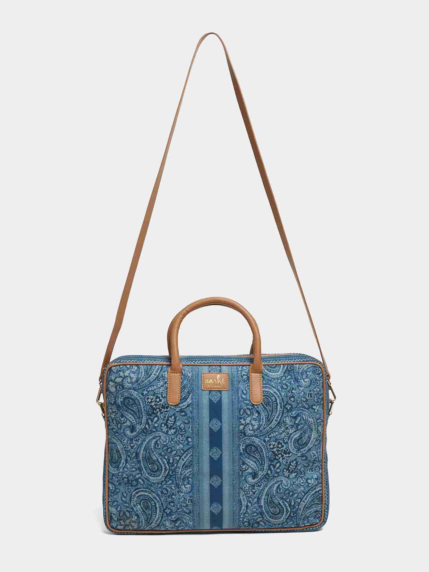 Blue Pashmina Laptop Bag