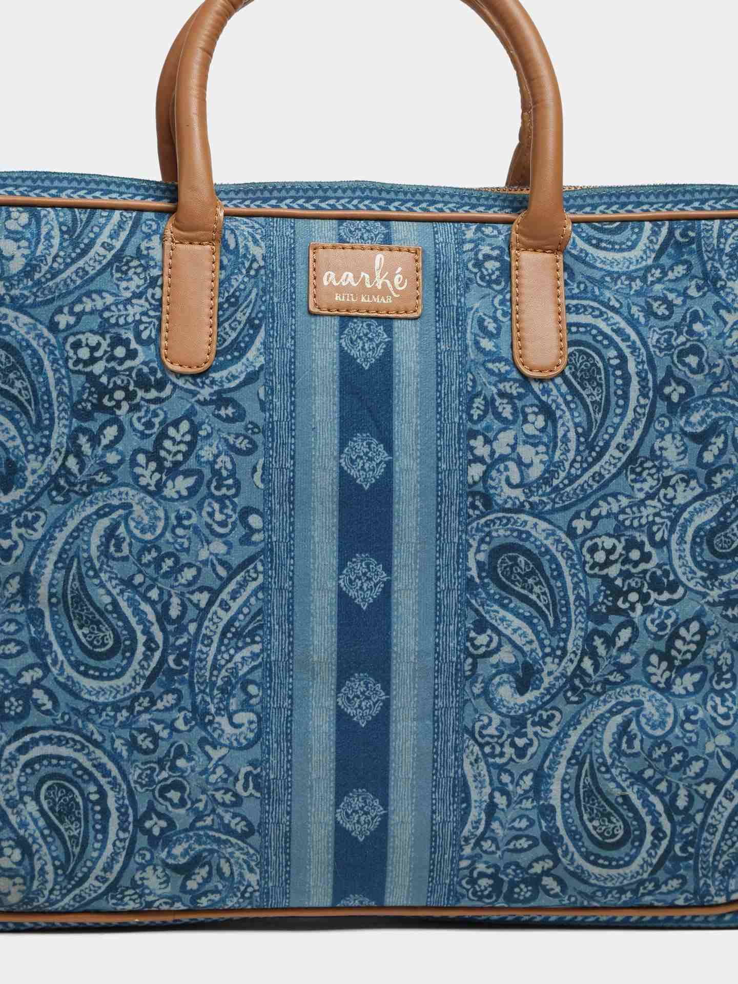 Blue Pashmina Laptop Bag