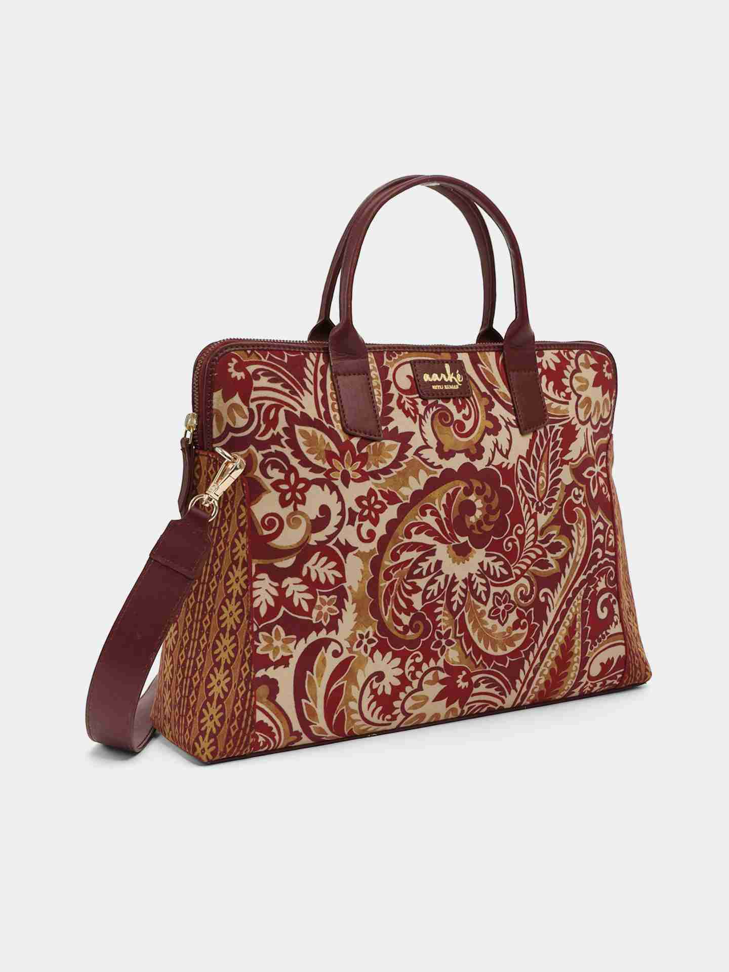 Maroon Shangrila Laptop Bag