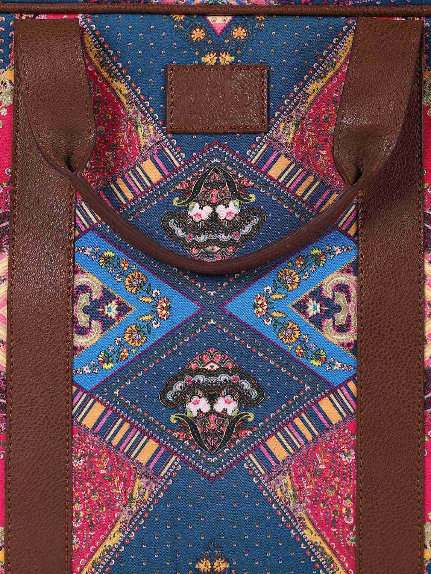 Blue Patch Paisley Laptop Sleeve