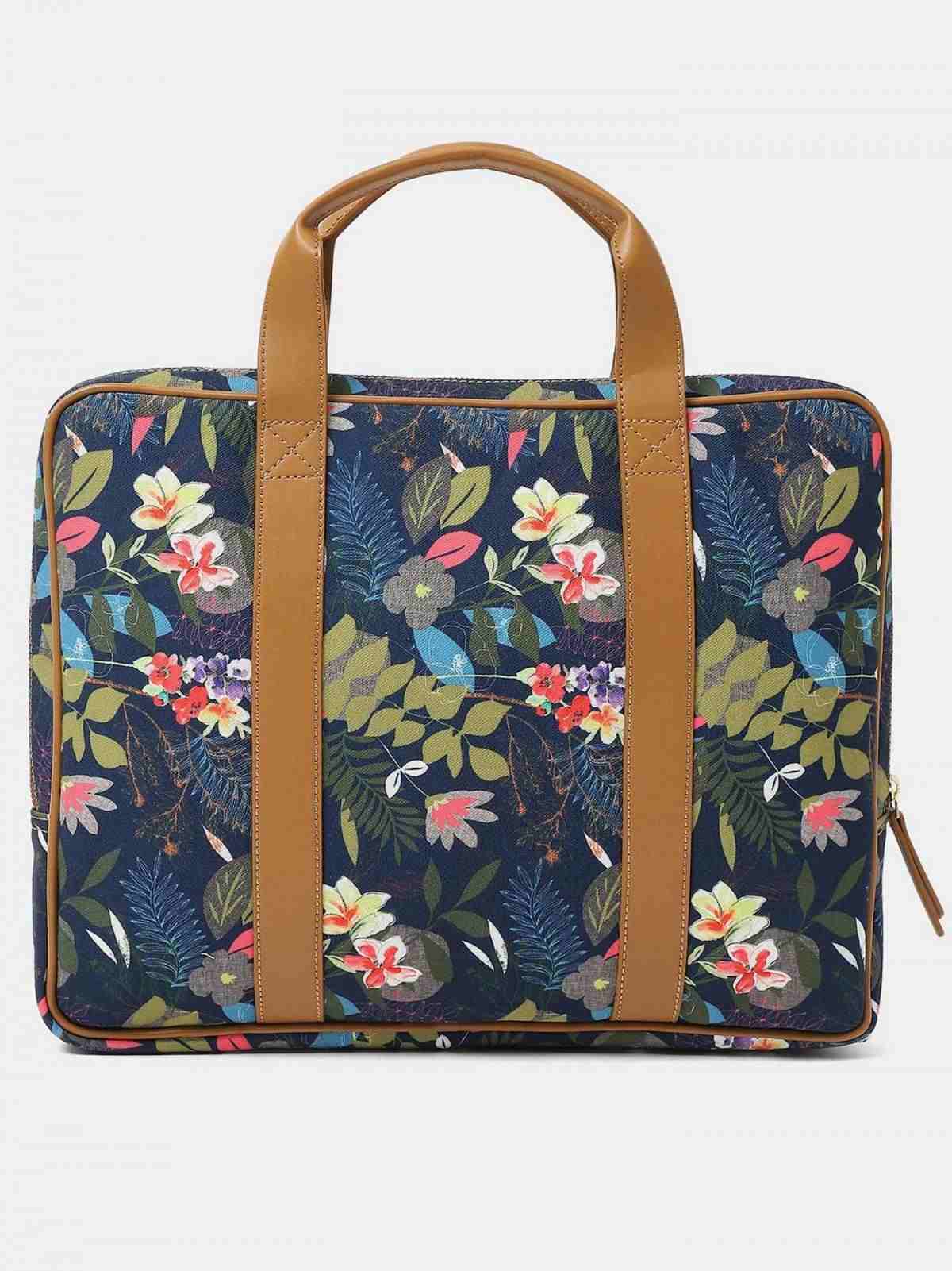 Navy Jungle Laptop Sleeve