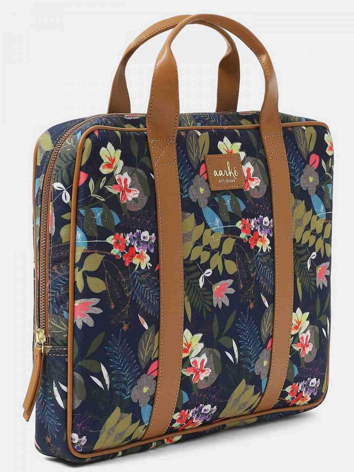 Navy Jungle Laptop Sleeve