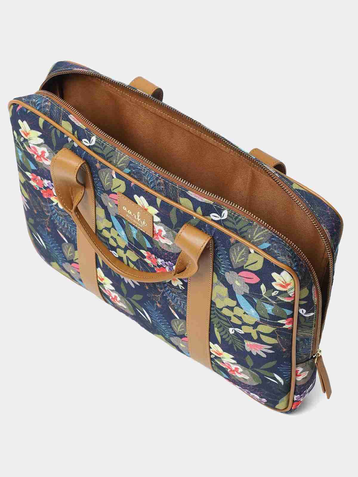 Navy Jungle Laptop Sleeve