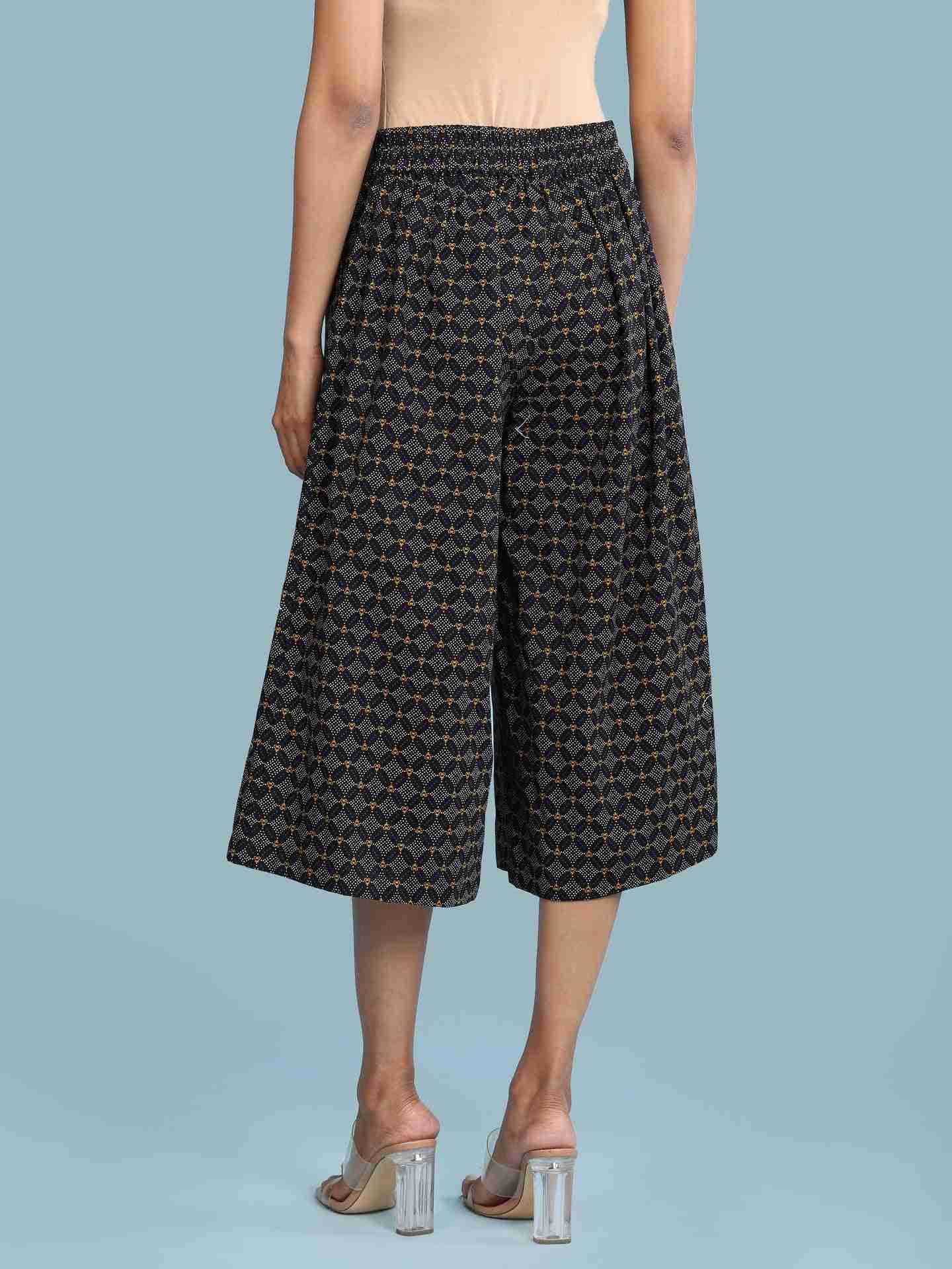 Blue Georetro Palazzos