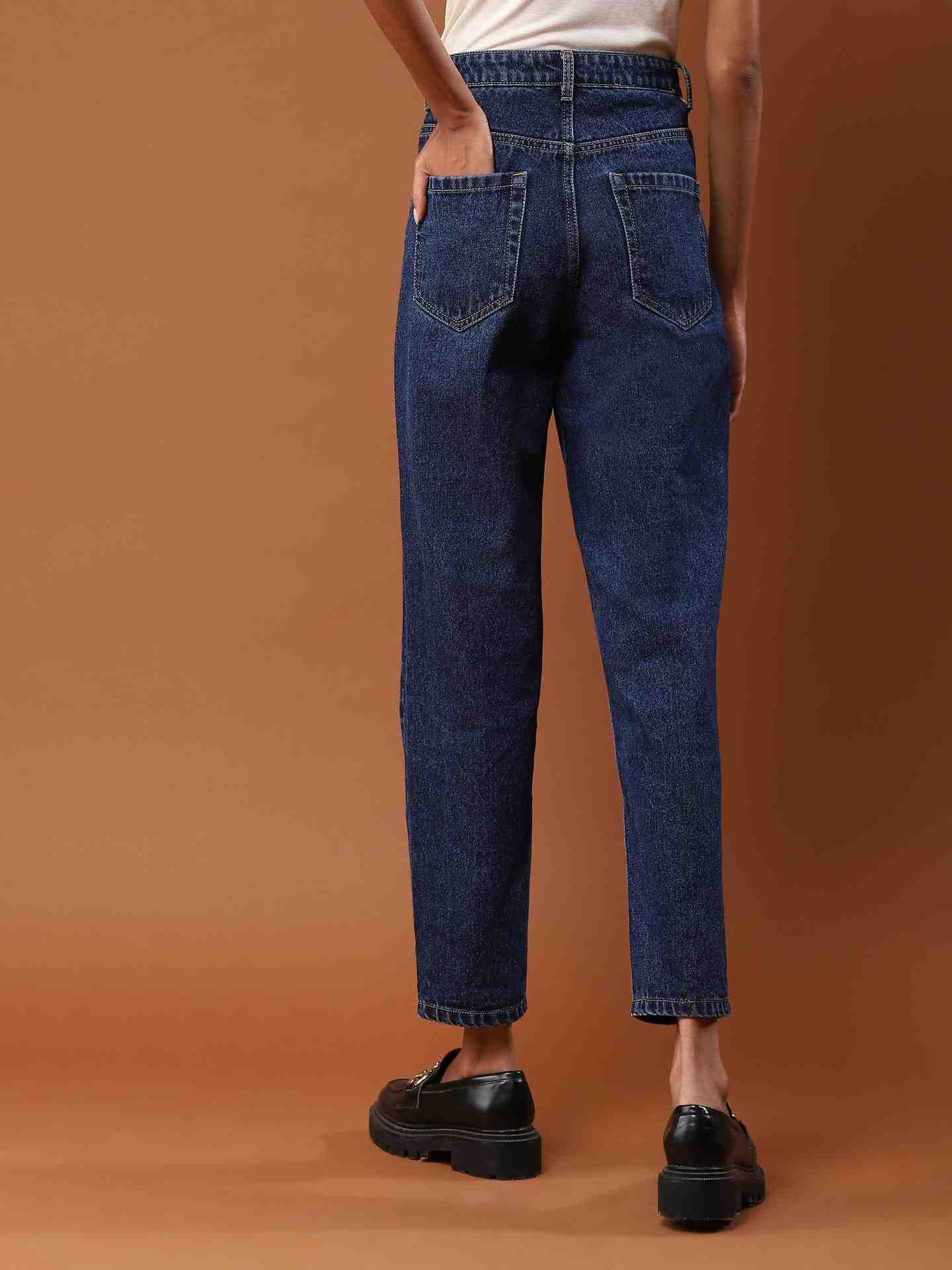 Dark Blue Kaberi Trousers