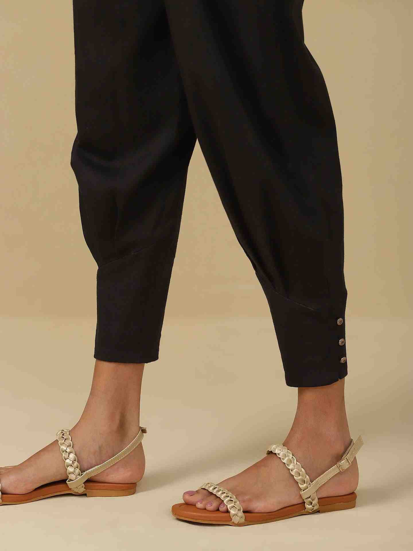 Black Tapered Trousers