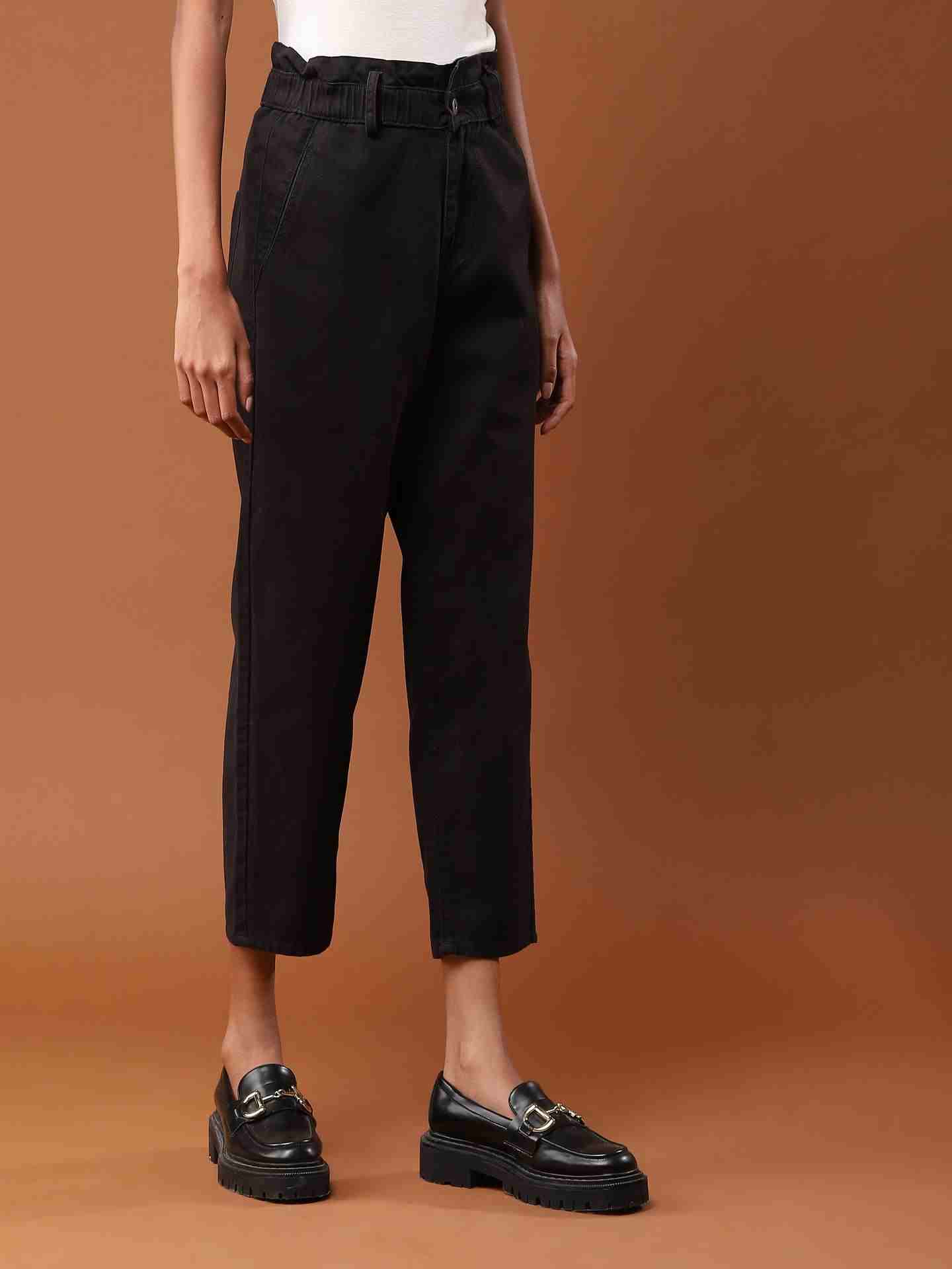 Black Haarika Trousers