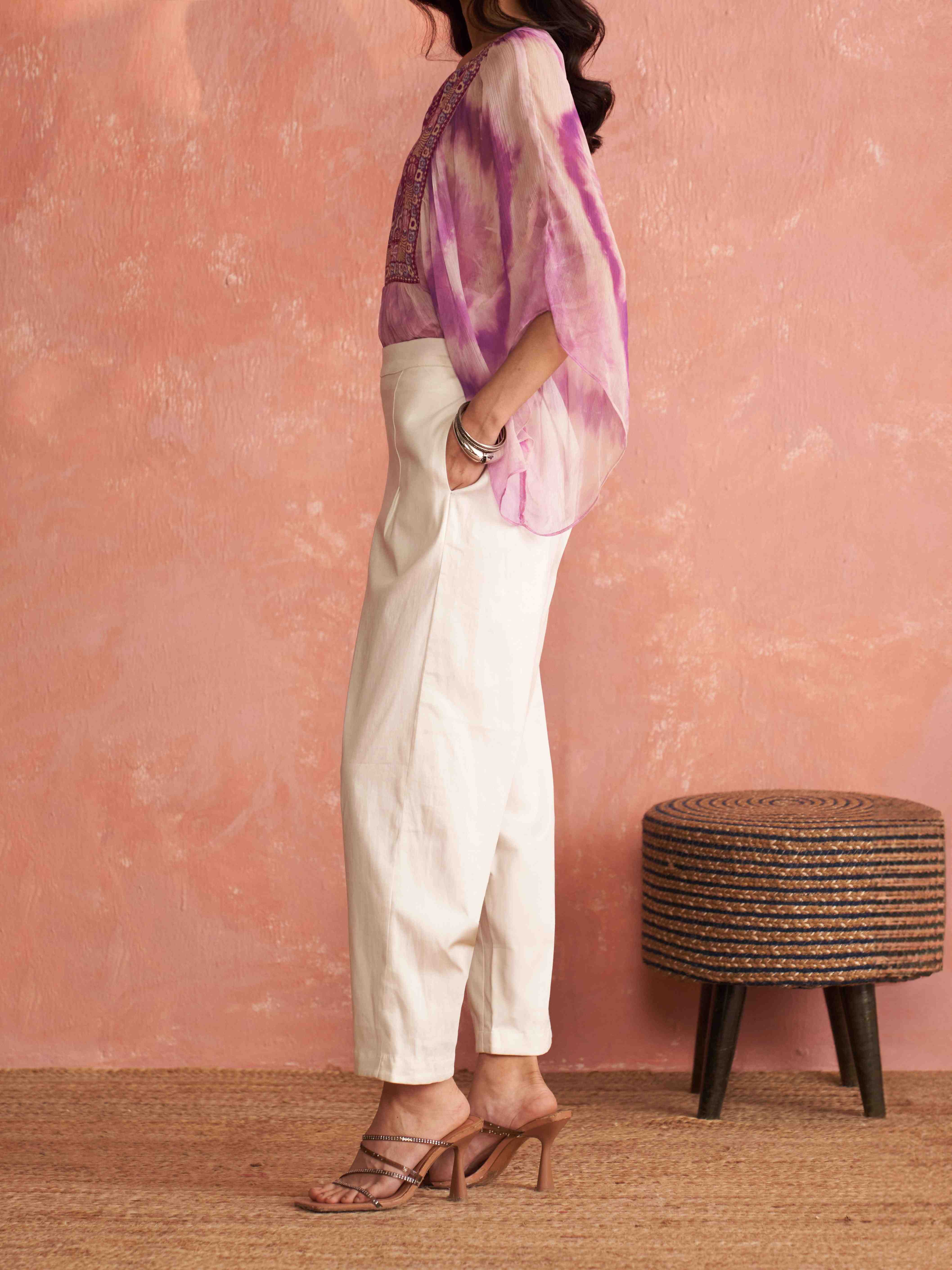 White Straight Leg Pants