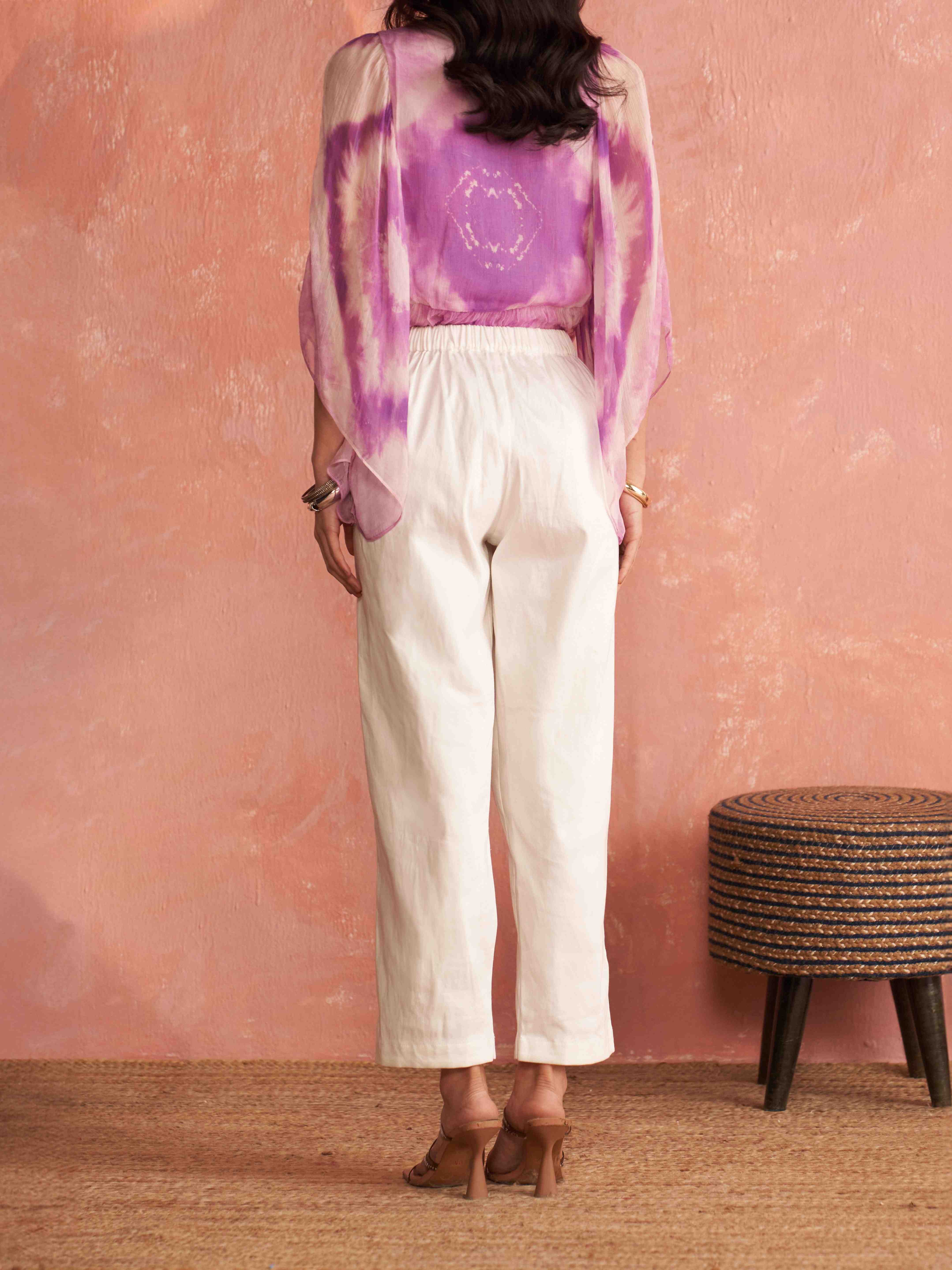 White Straight Leg Pants