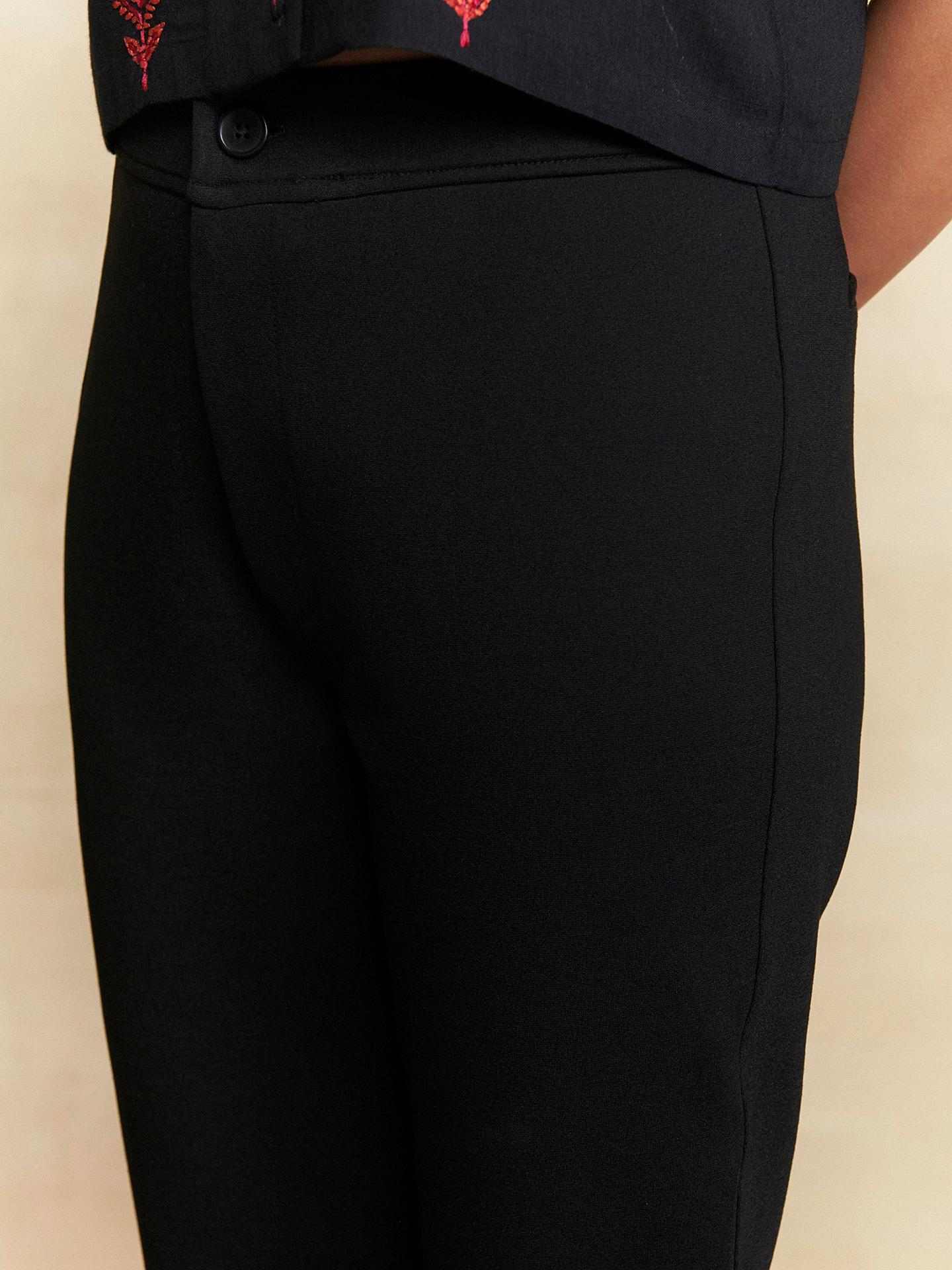 Black Straight Leg Pant