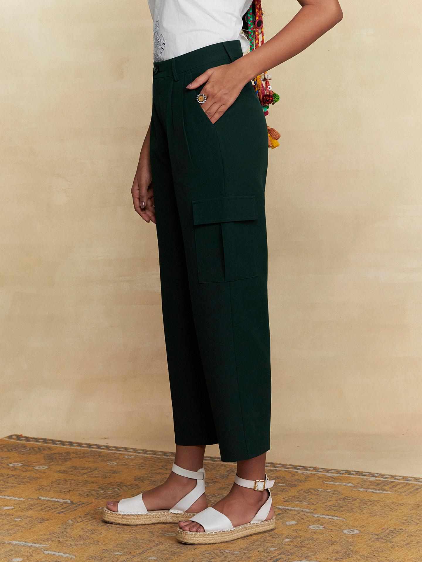 Green Straight Leg Pant