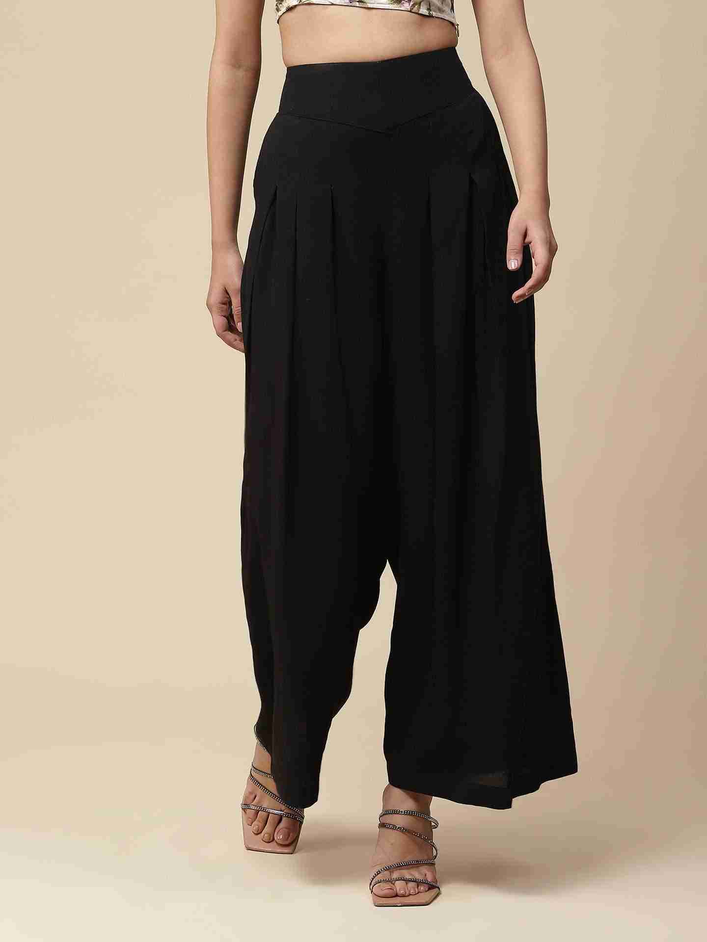 Black Amaltas Trousers