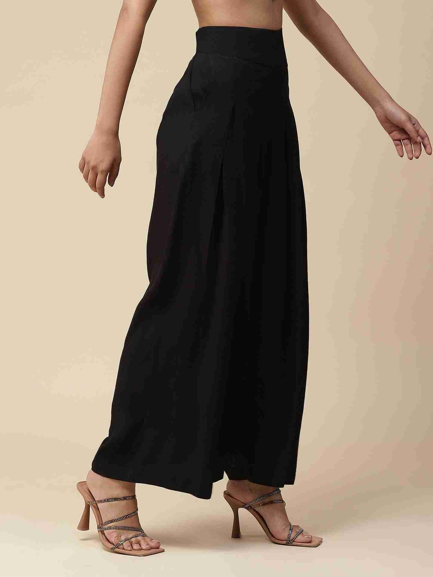 Black Amaltas Trousers