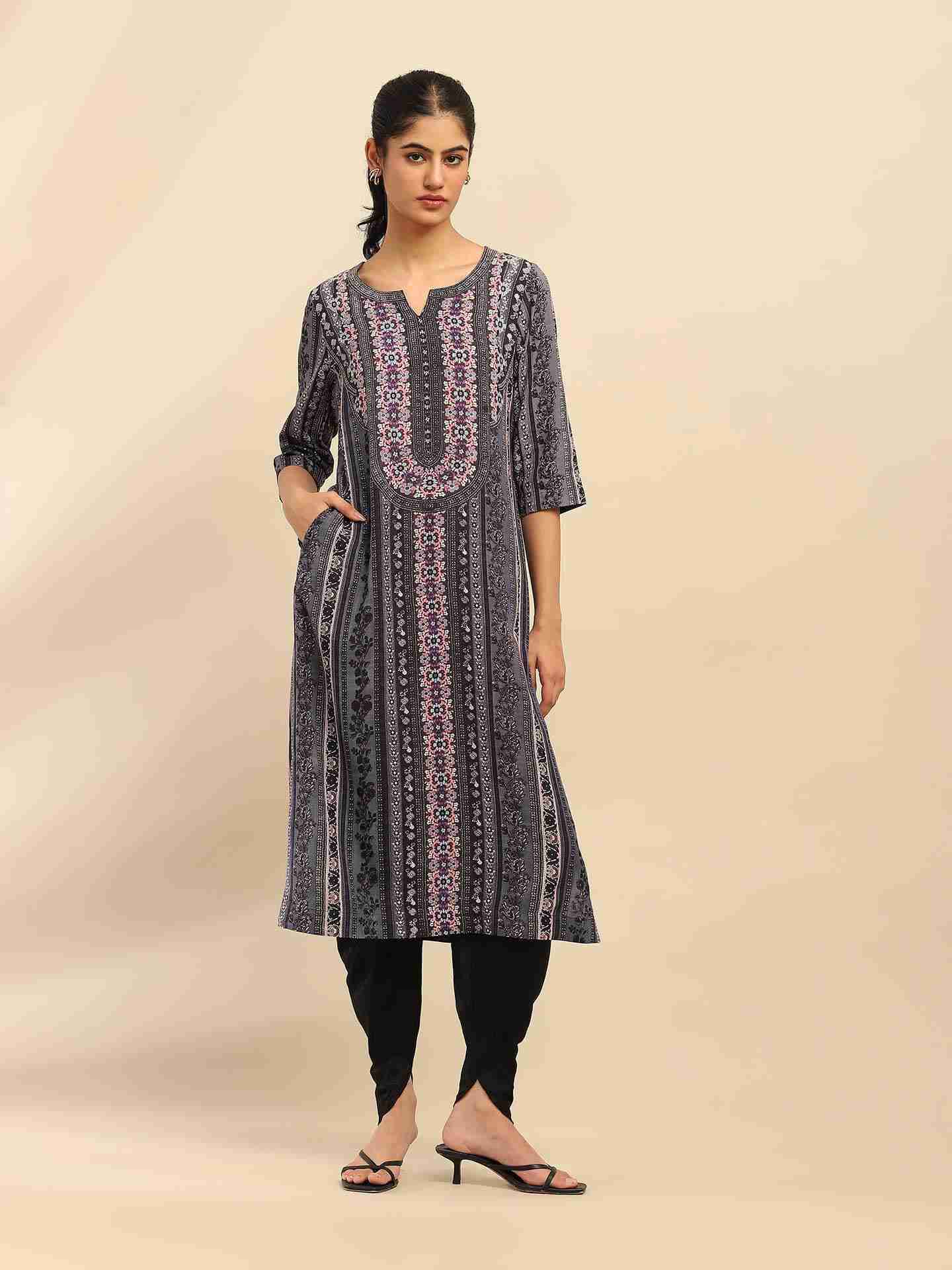 Black Dhoti Pants