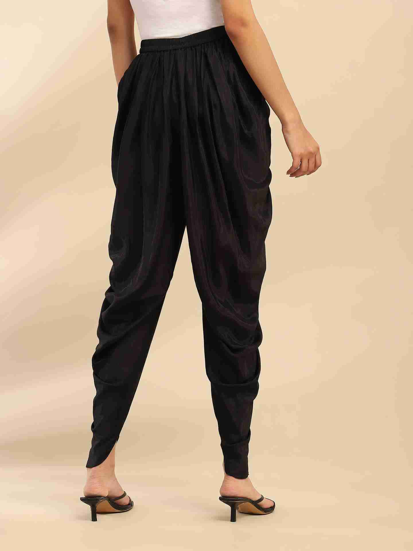 Black Dhoti Pants