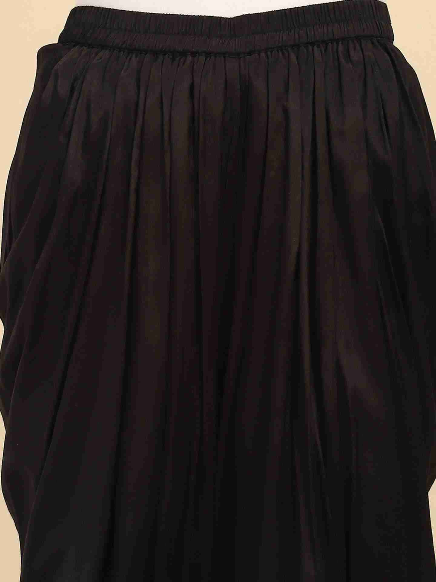 Black Dhoti Pants