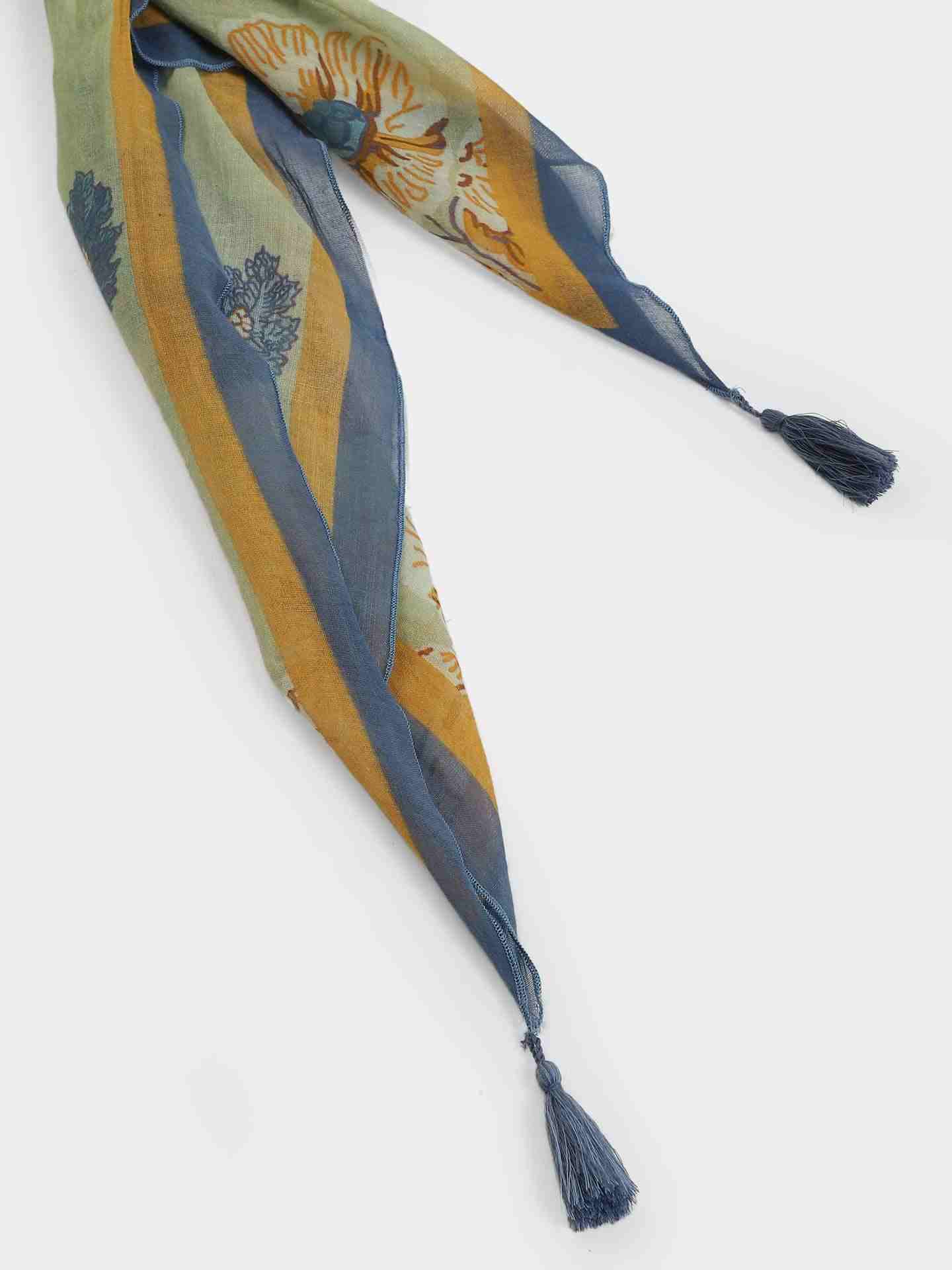 Green Ikkat  Scarf