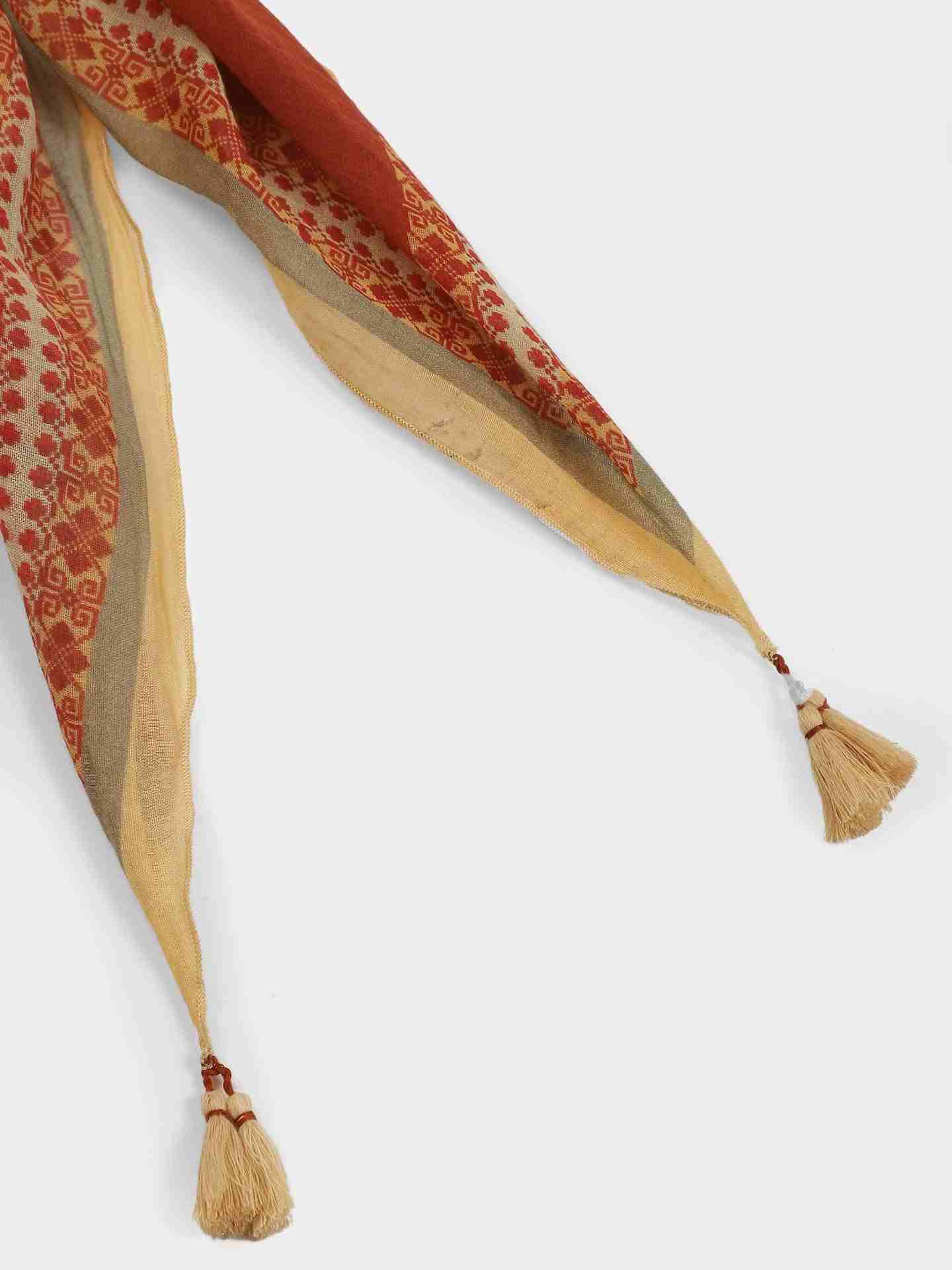Rust & Green Savron Scarf