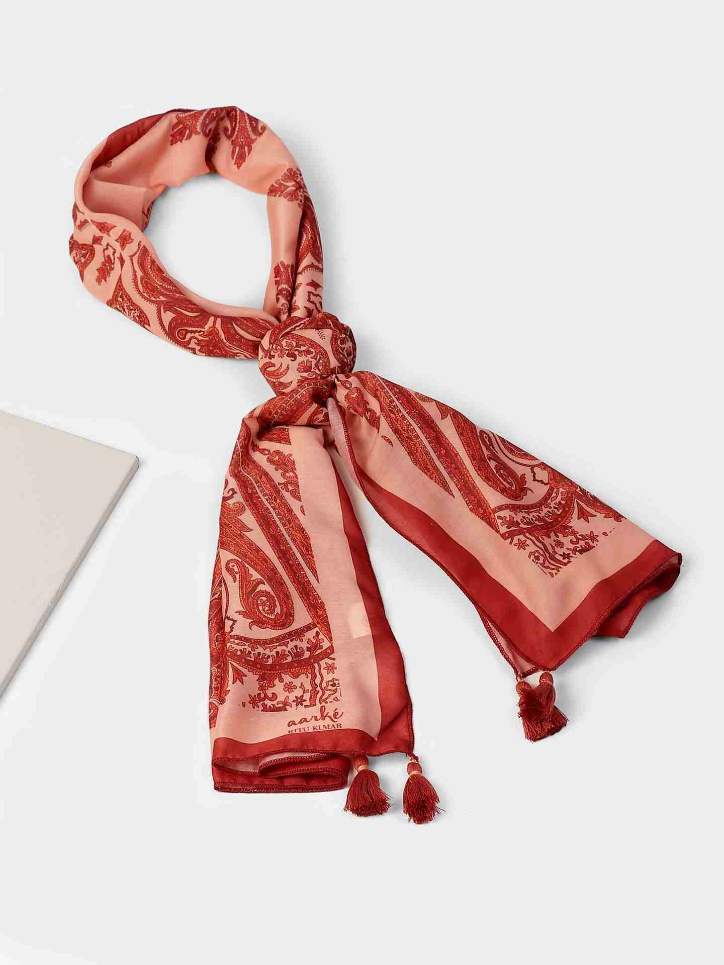 Red Caramel Scarf