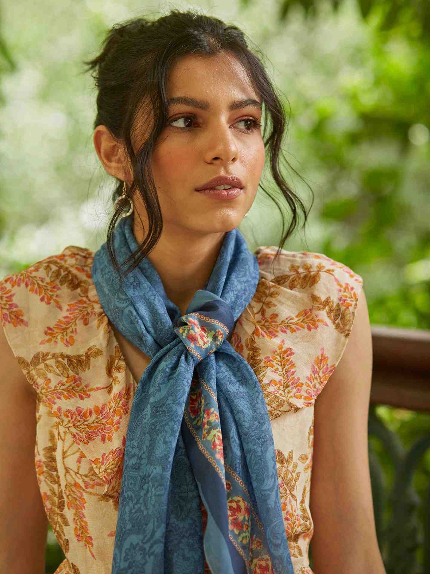 Blue Willow Scarf