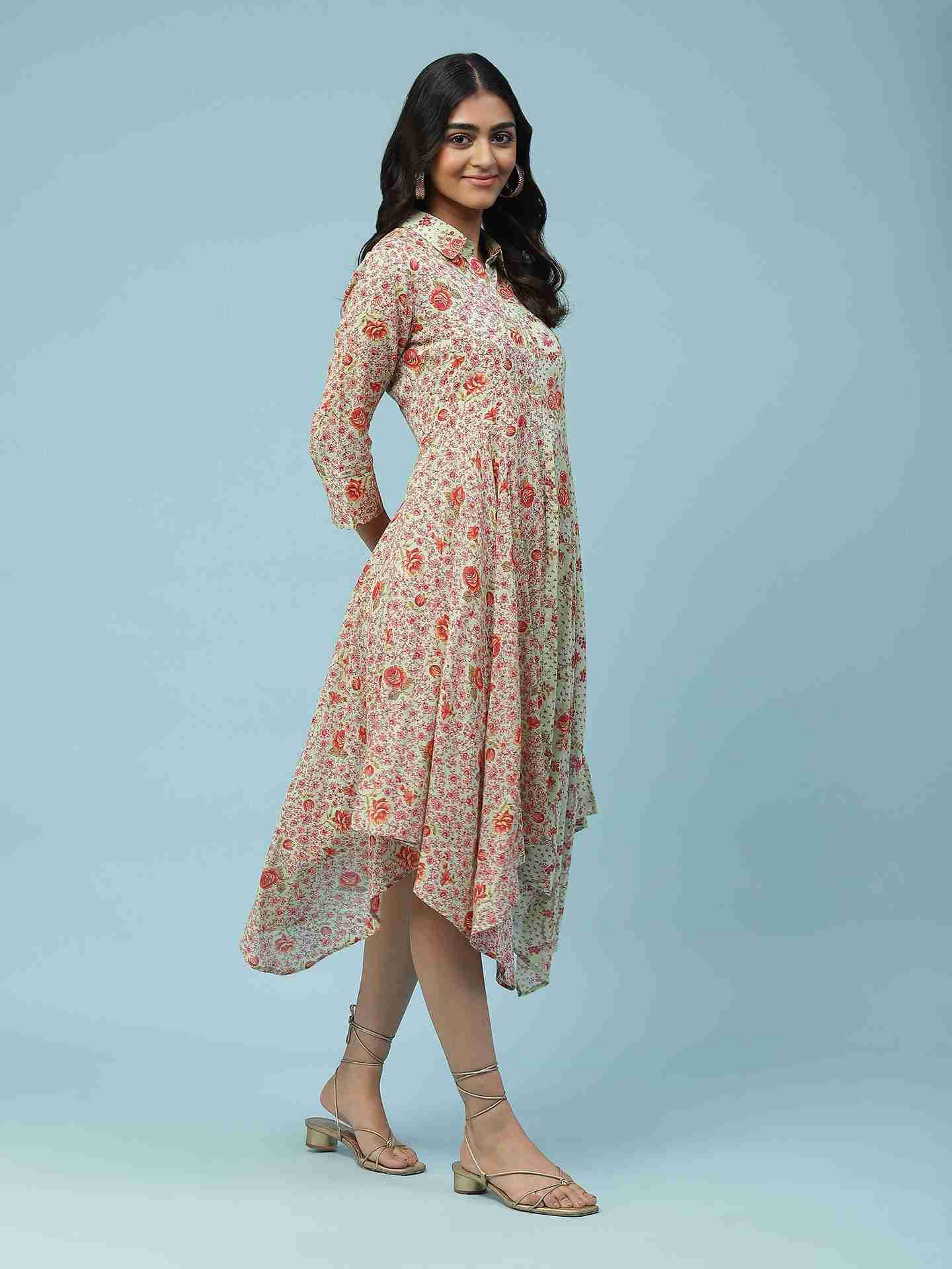 Green Mahir Shirt Dress