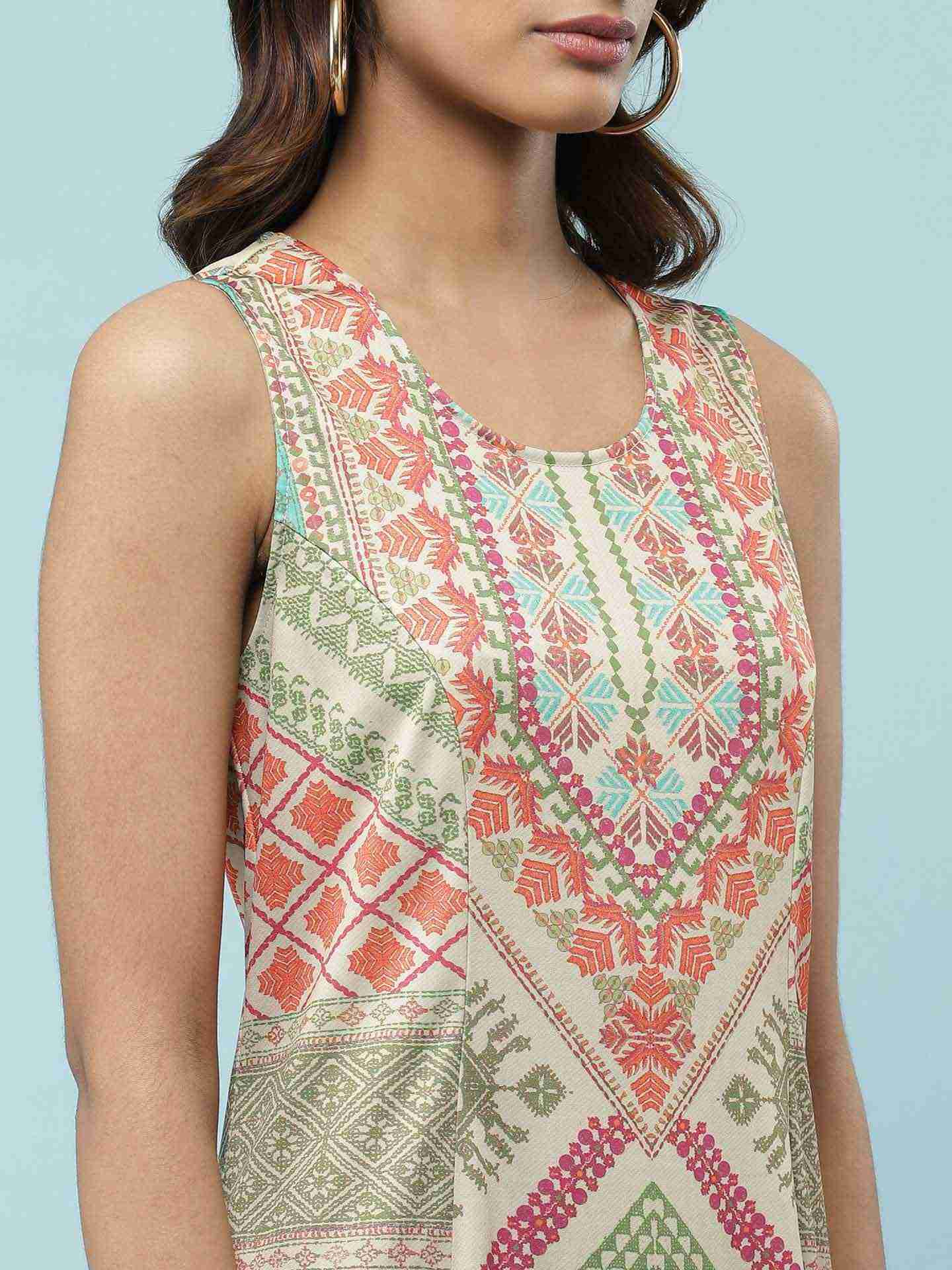 Beige Neeyati Shift Dress