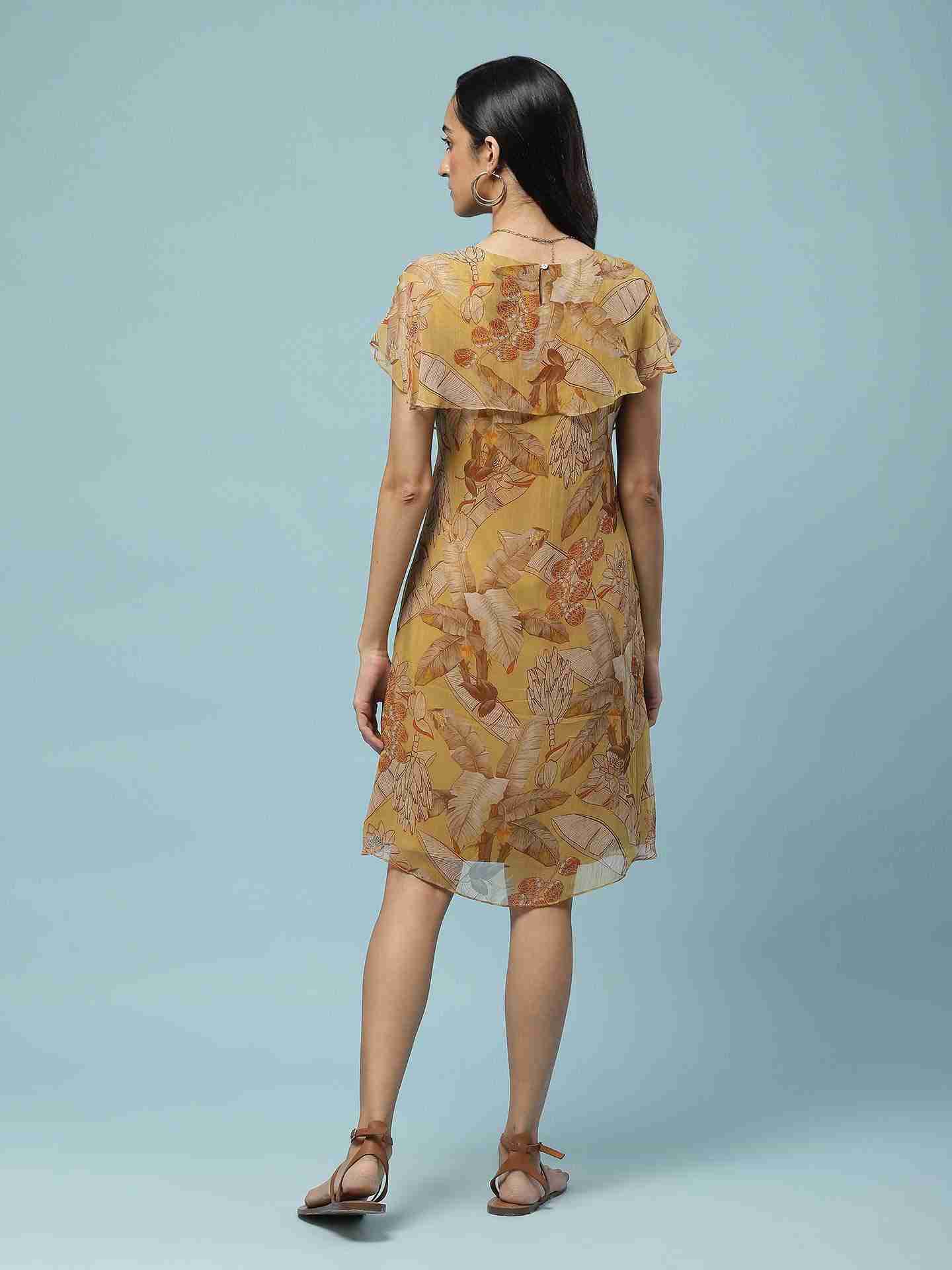 Yellow Nalini Short Dress