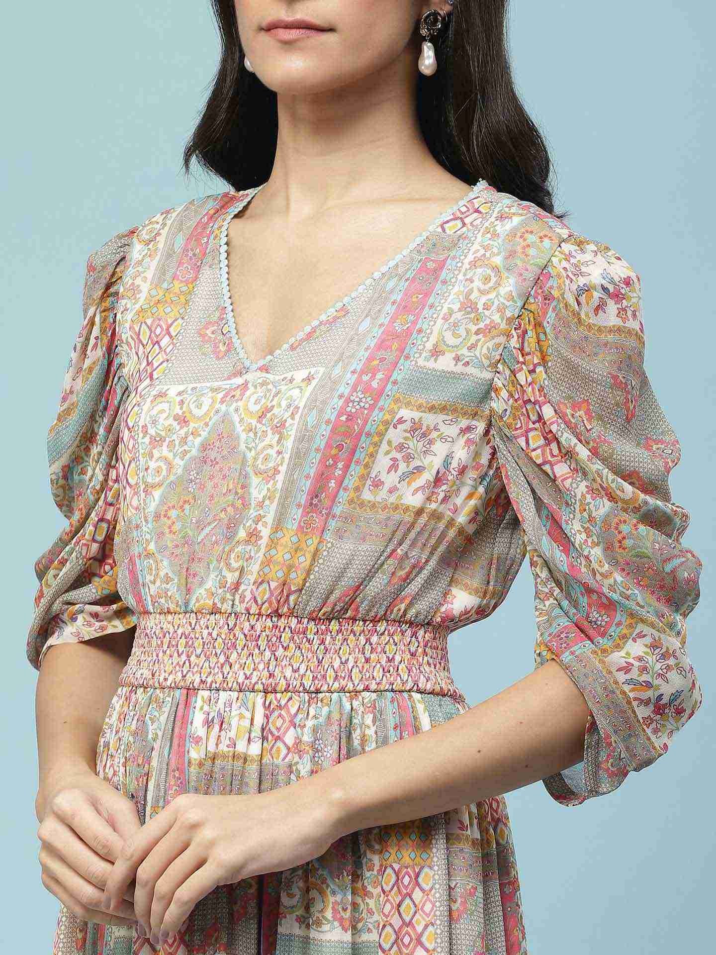 Multi Muzak Short Dress