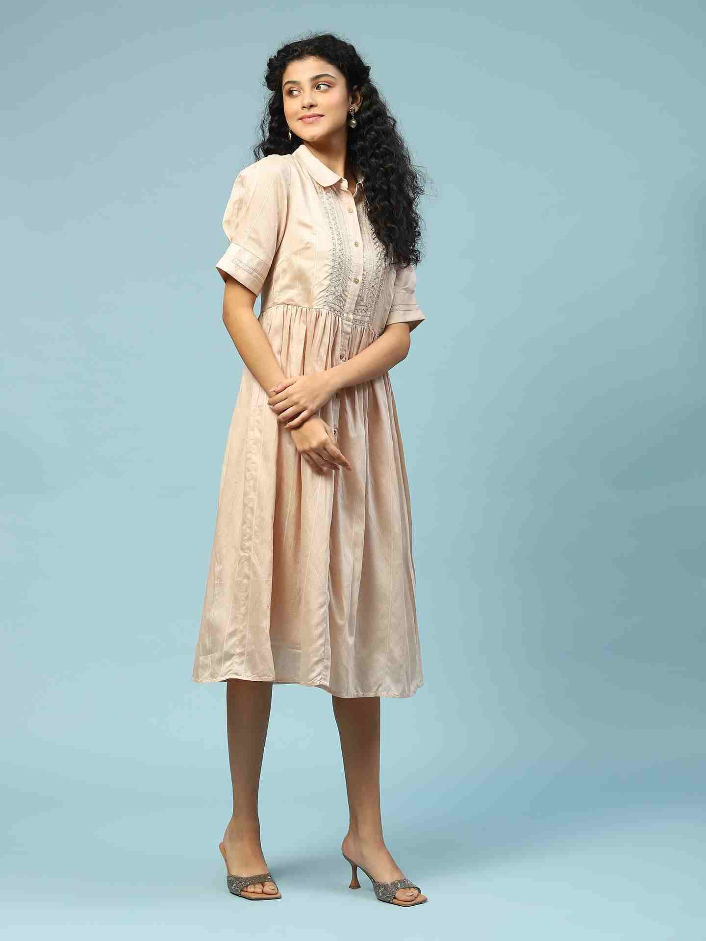 Ivory Eli Shirt Dress