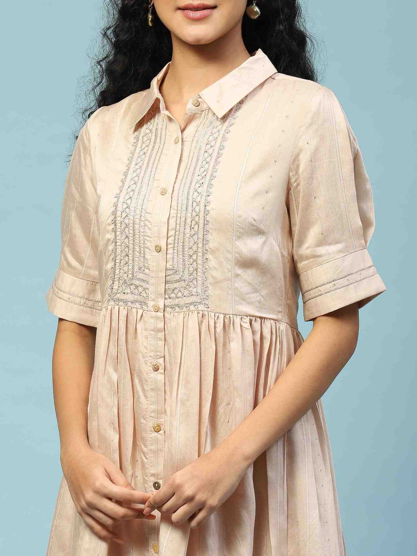 Ivory Eli Shirt Dress