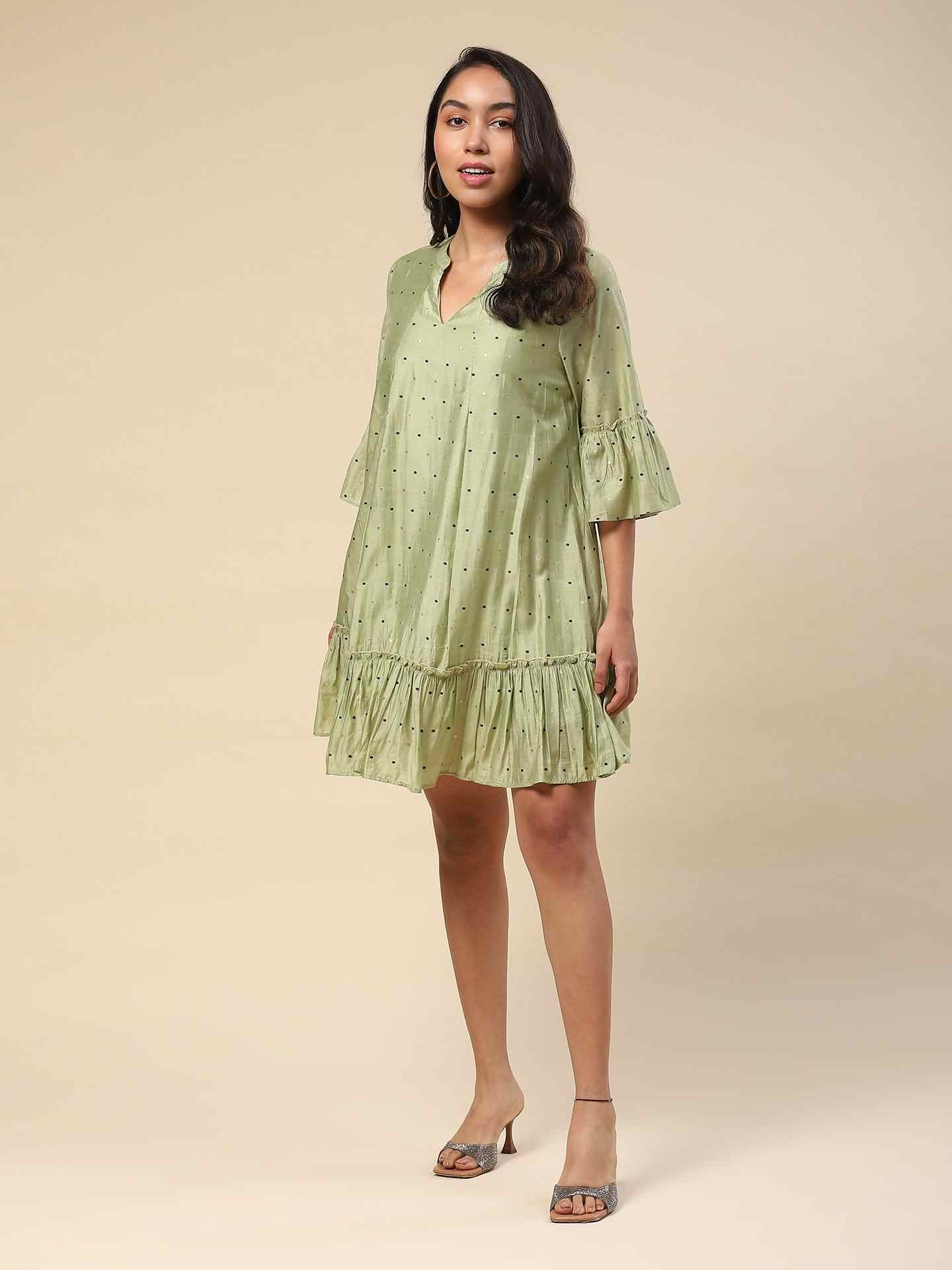 Green Dhruvita Short Dress
